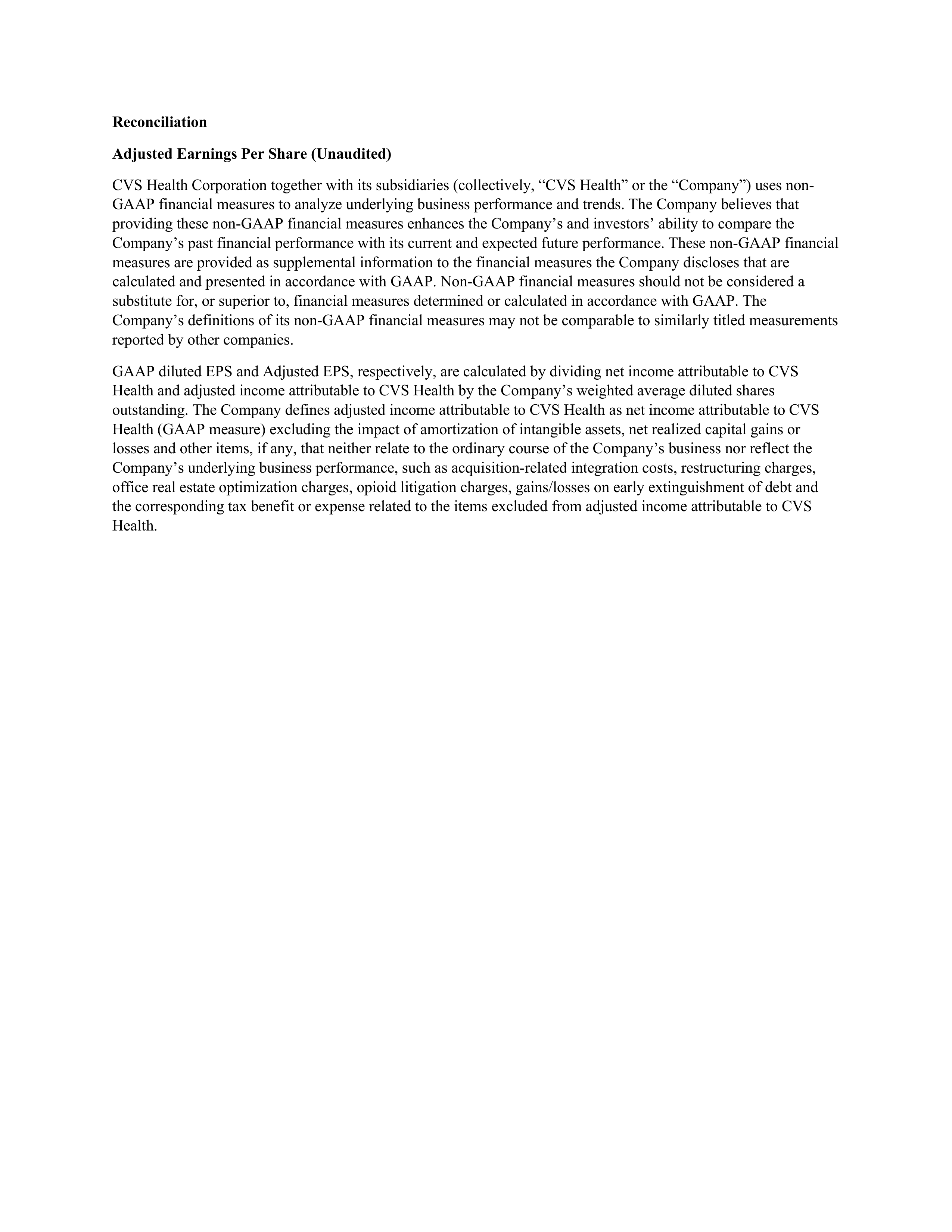 CVS Health Annual Report — page 211