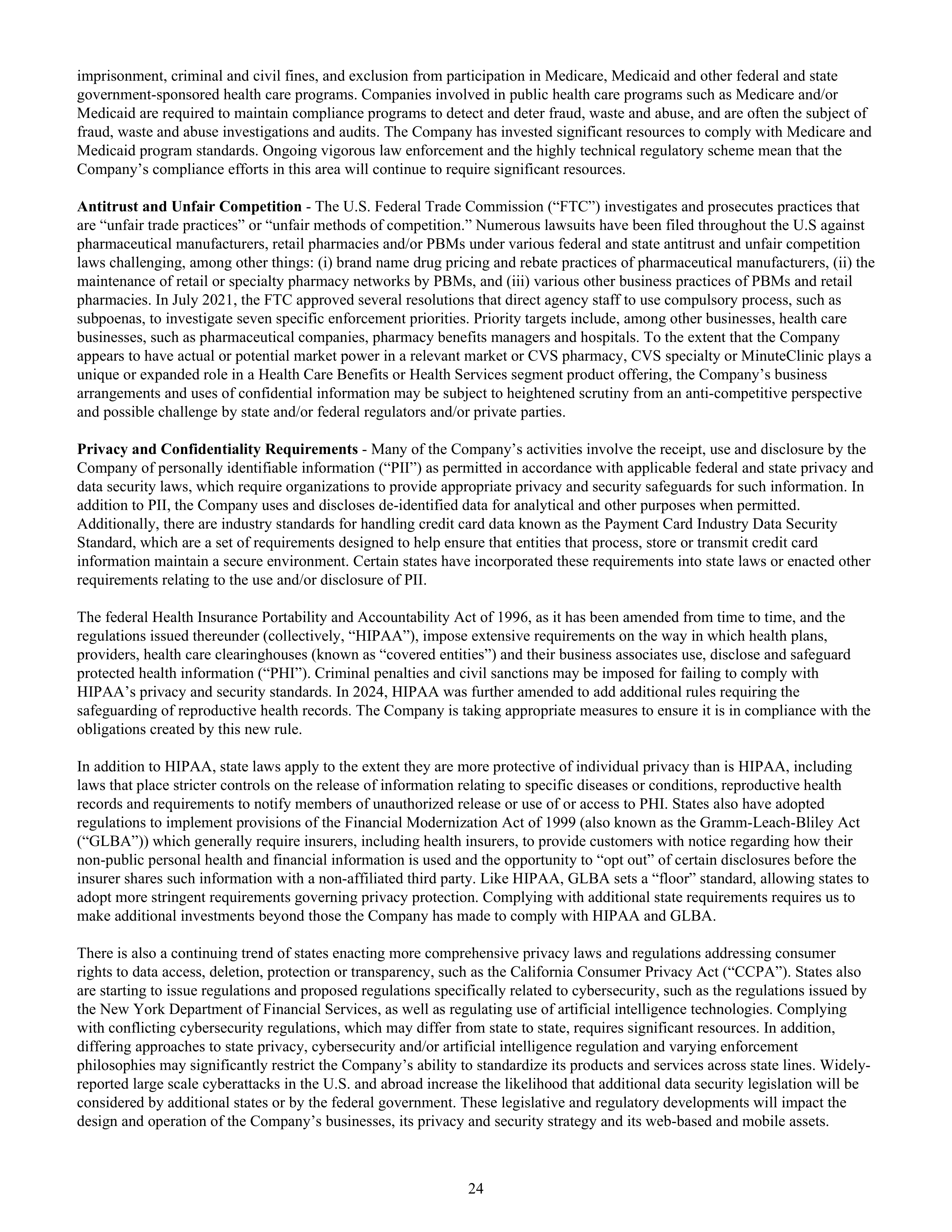 CVS Health Annual Report — page 32