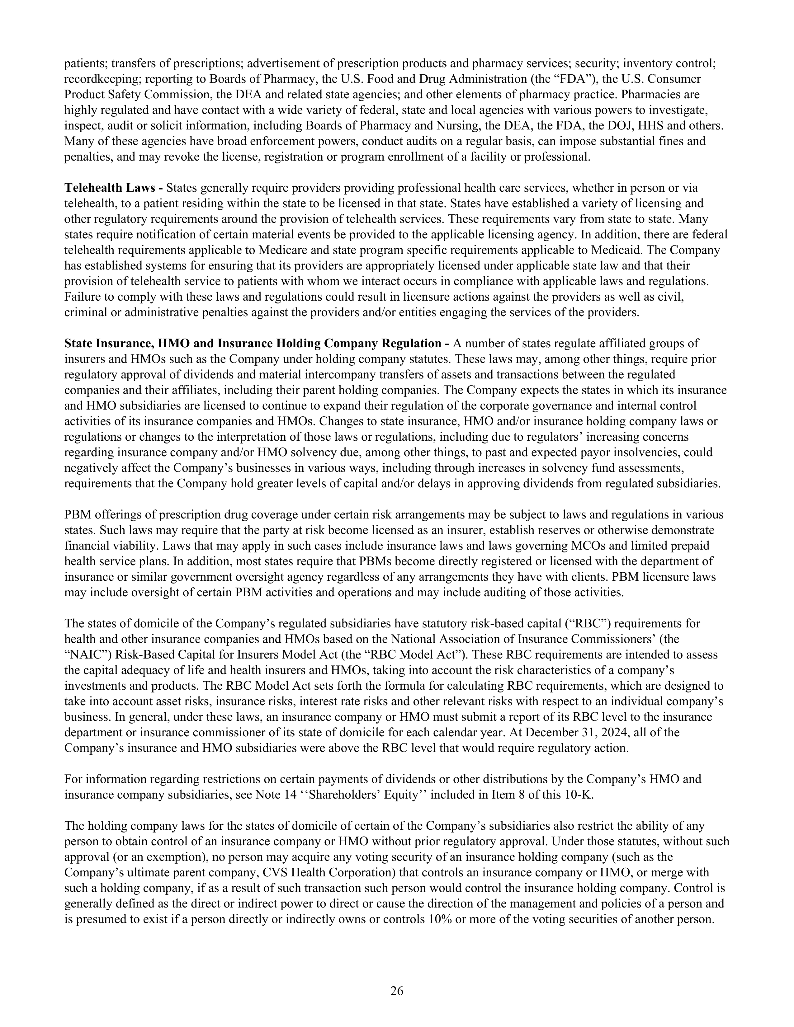 CVS Health Annual Report — page 34
