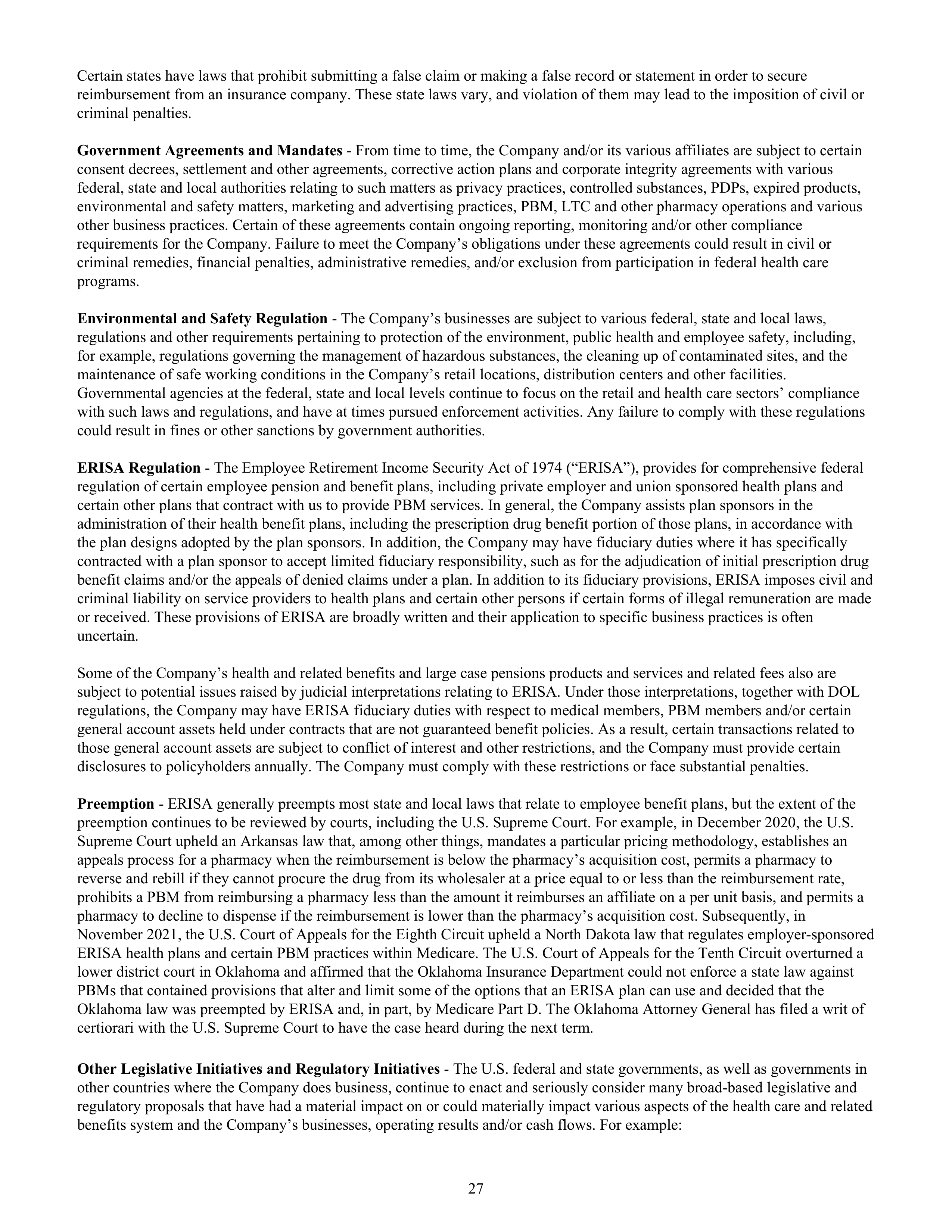 CVS Health Annual Report — page 35