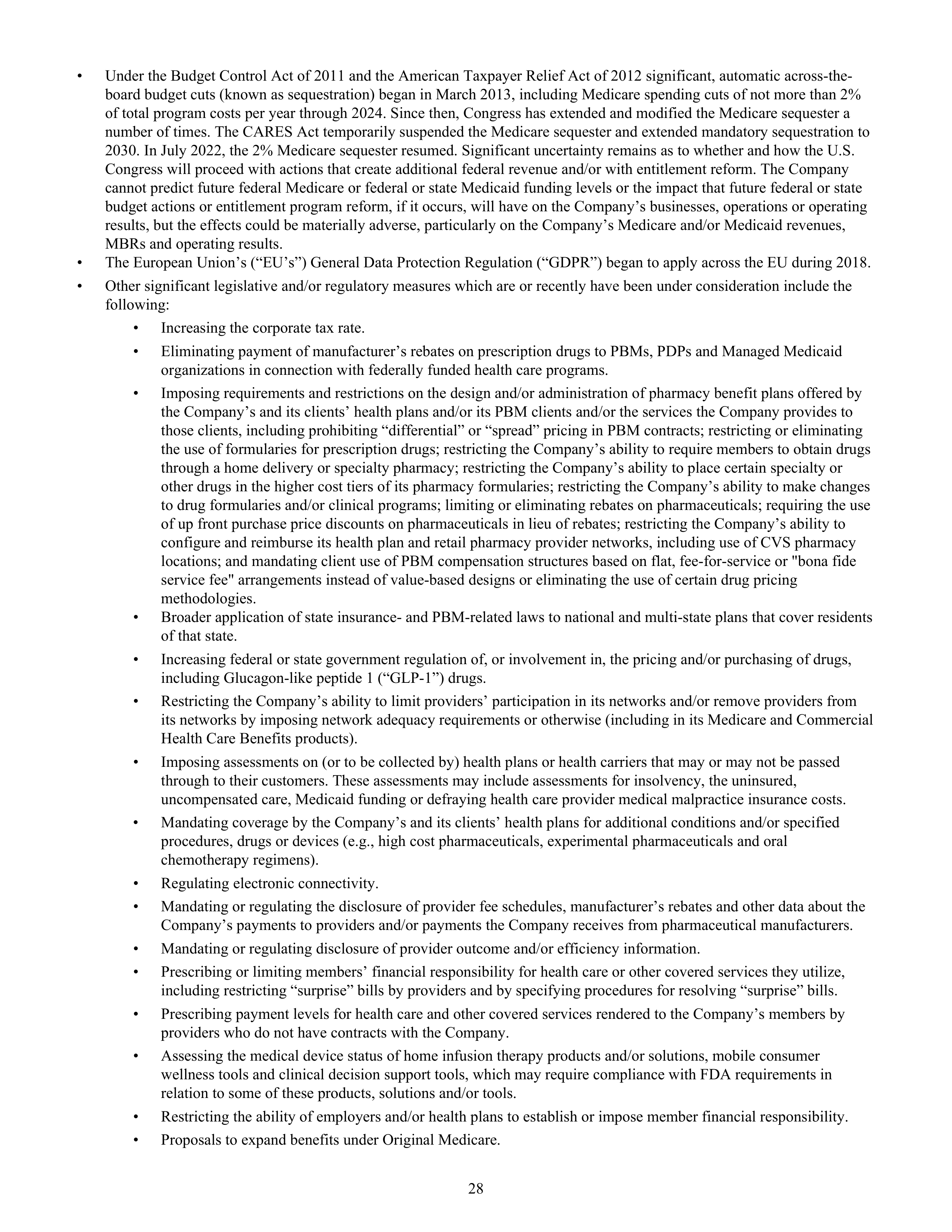 CVS Health Annual Report — page 36