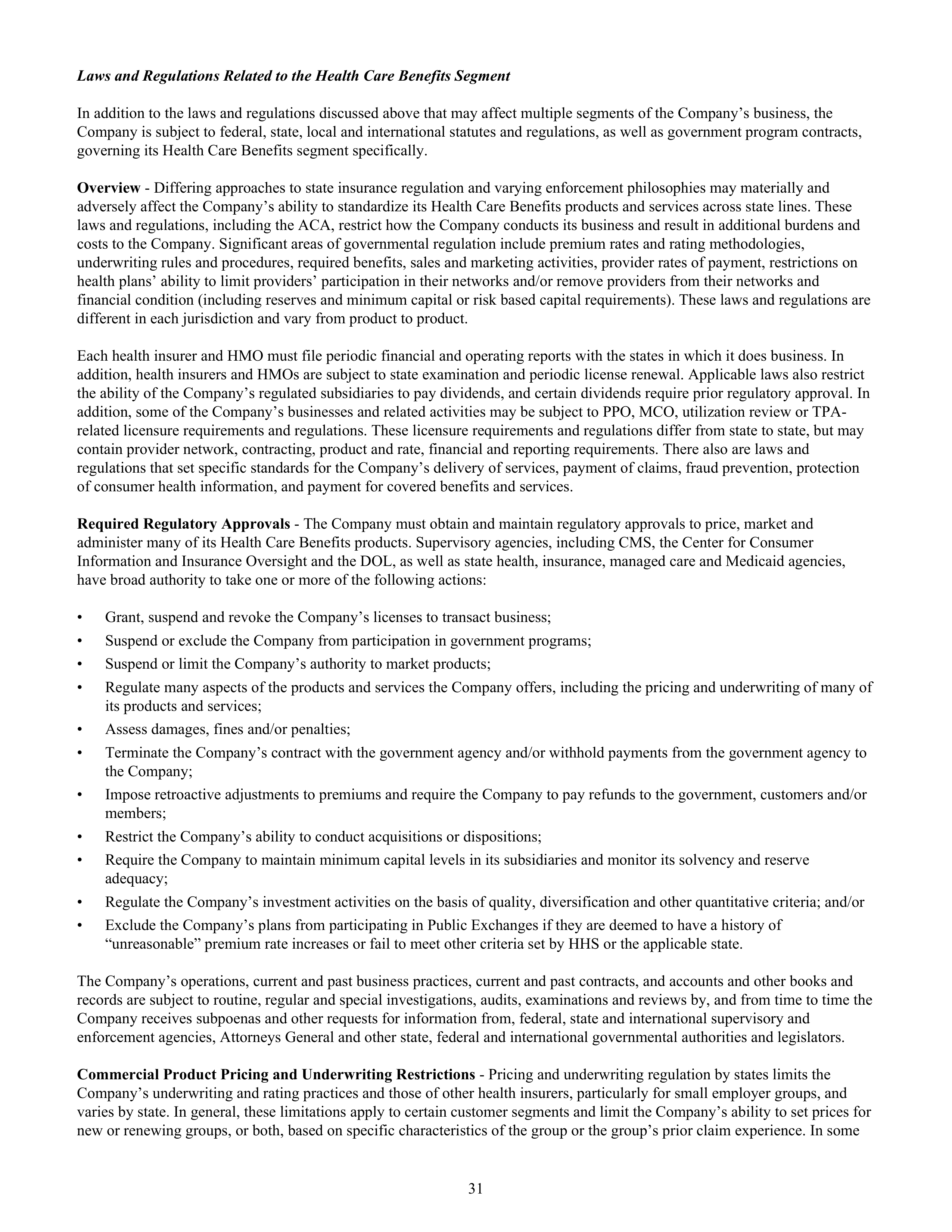 CVS Health Annual Report — page 39