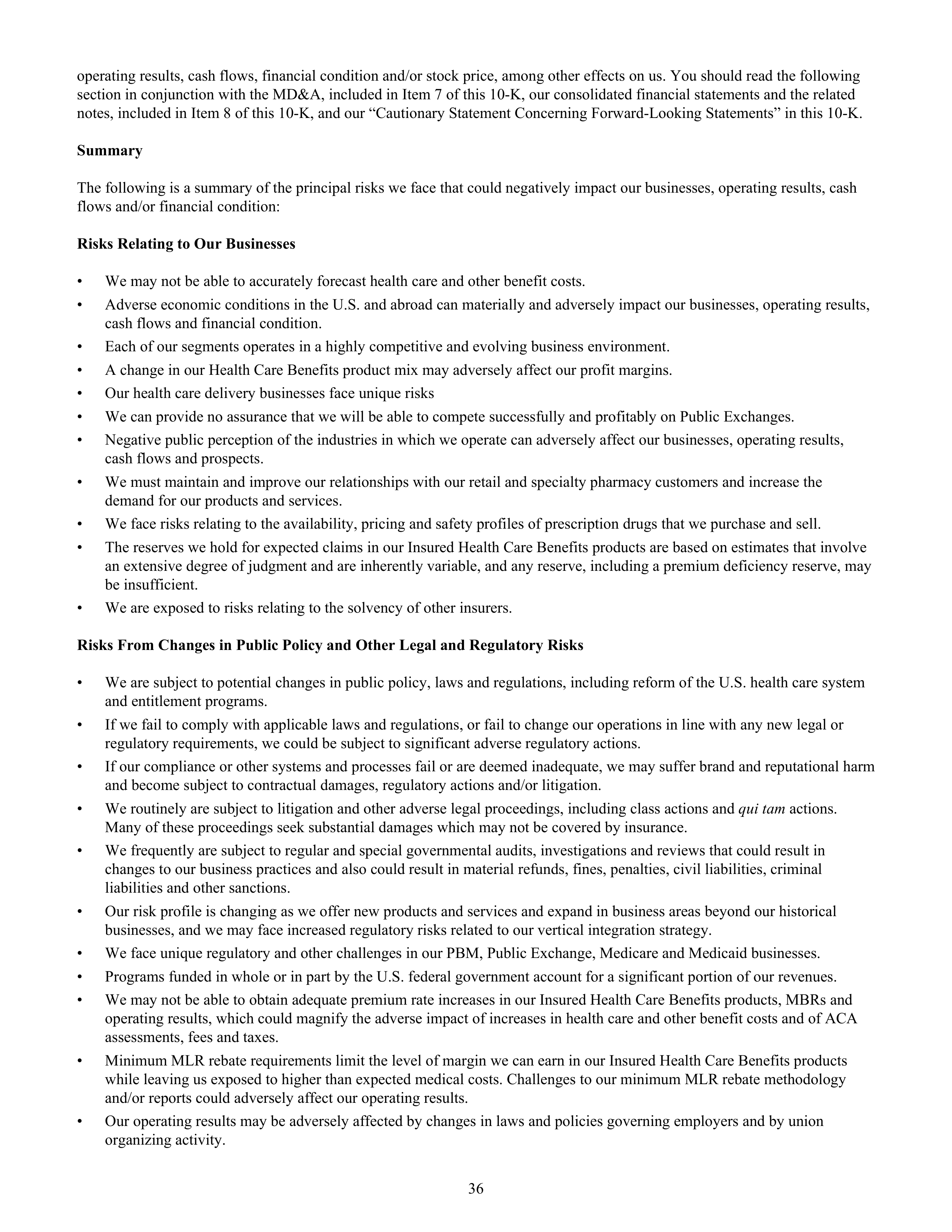 CVS Health Annual Report — page 44