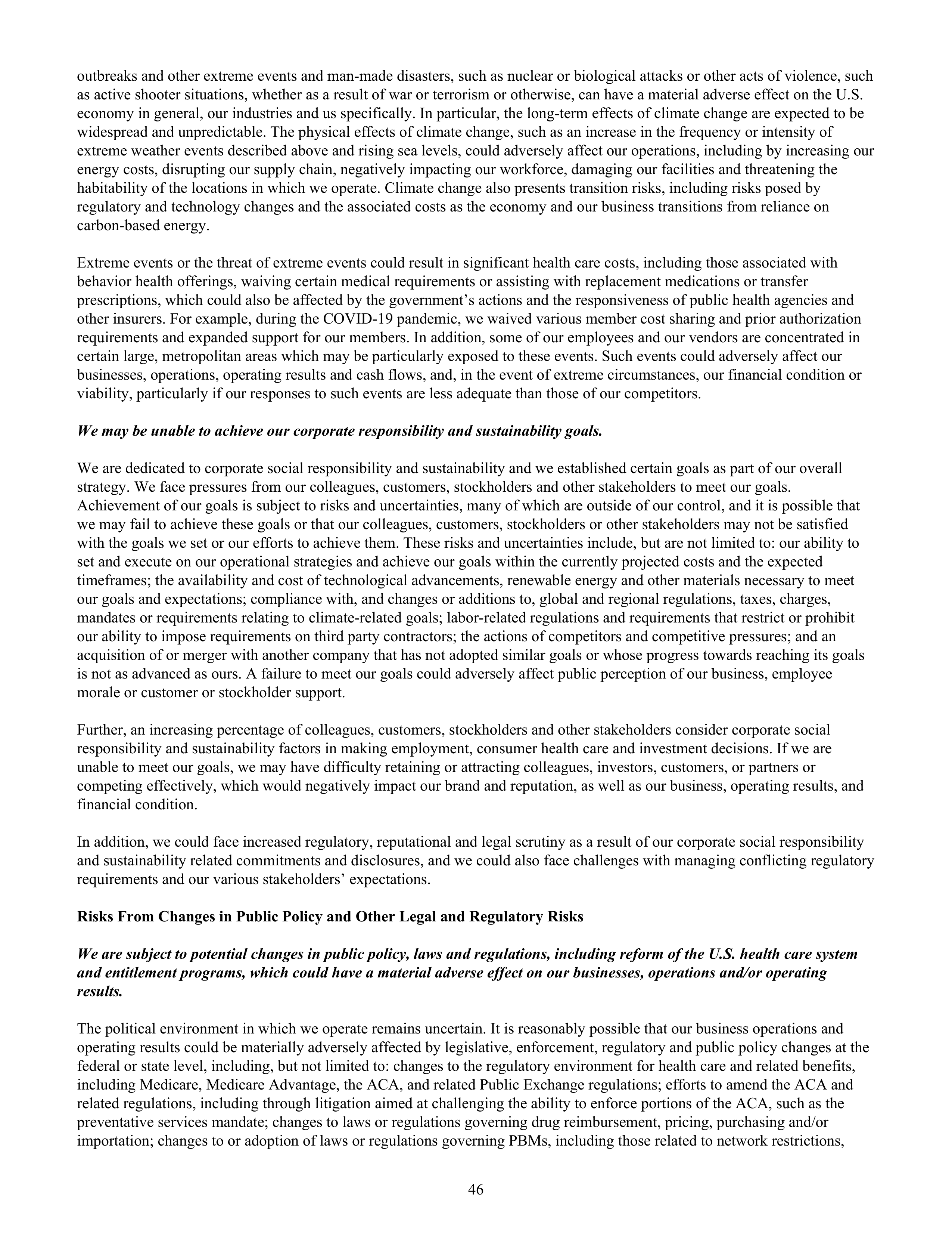 CVS Health Annual Report — page 54
