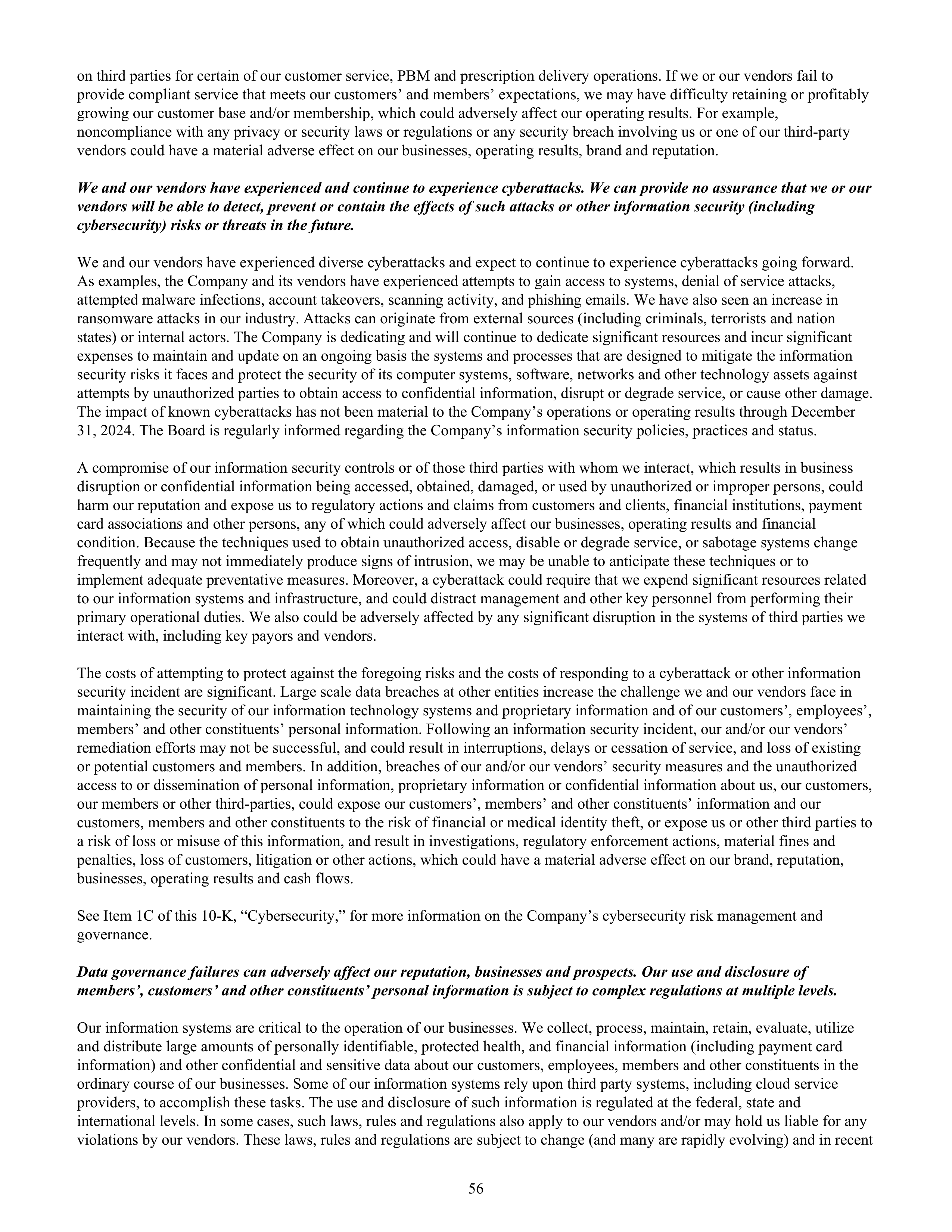CVS Health Annual Report — page 64
