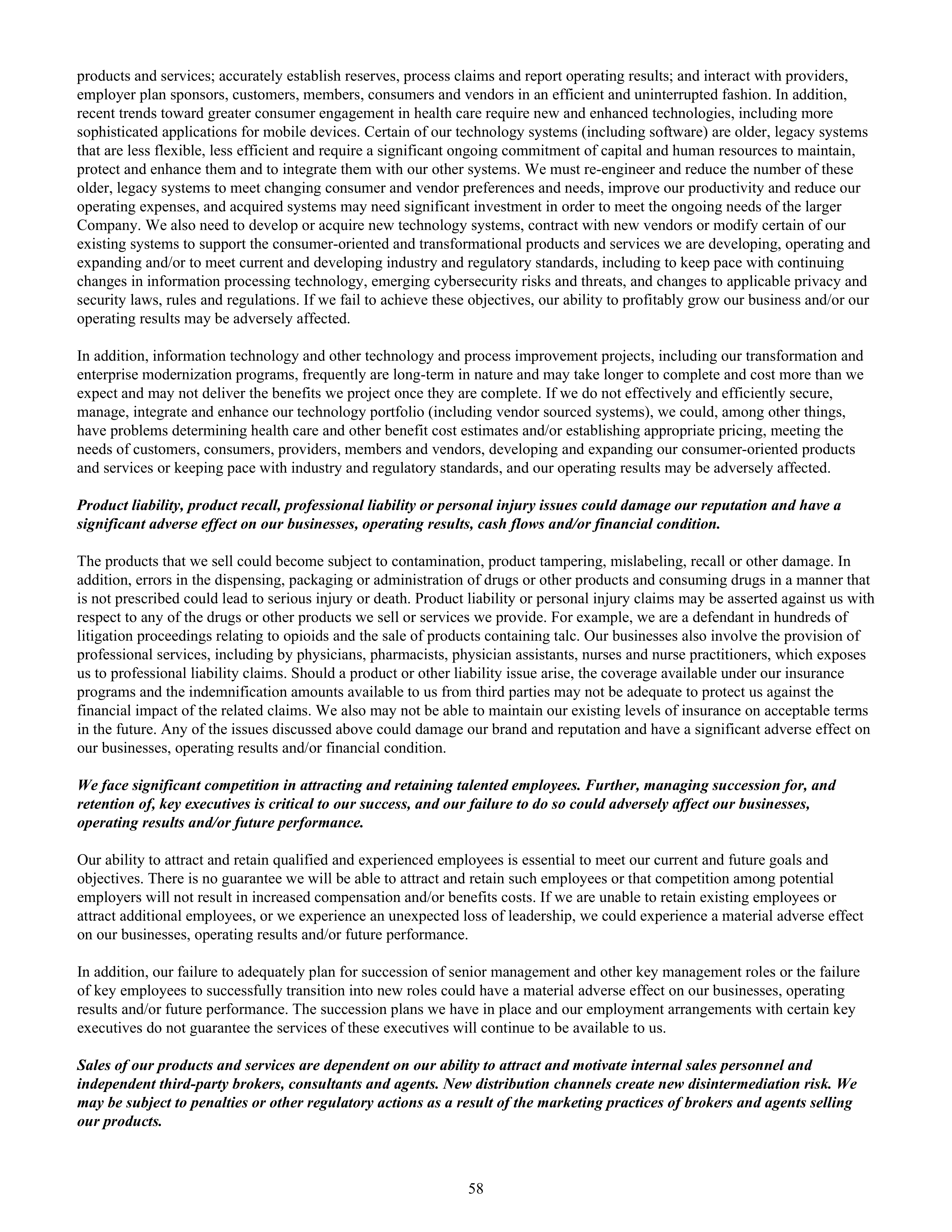 CVS Health Annual Report — page 66