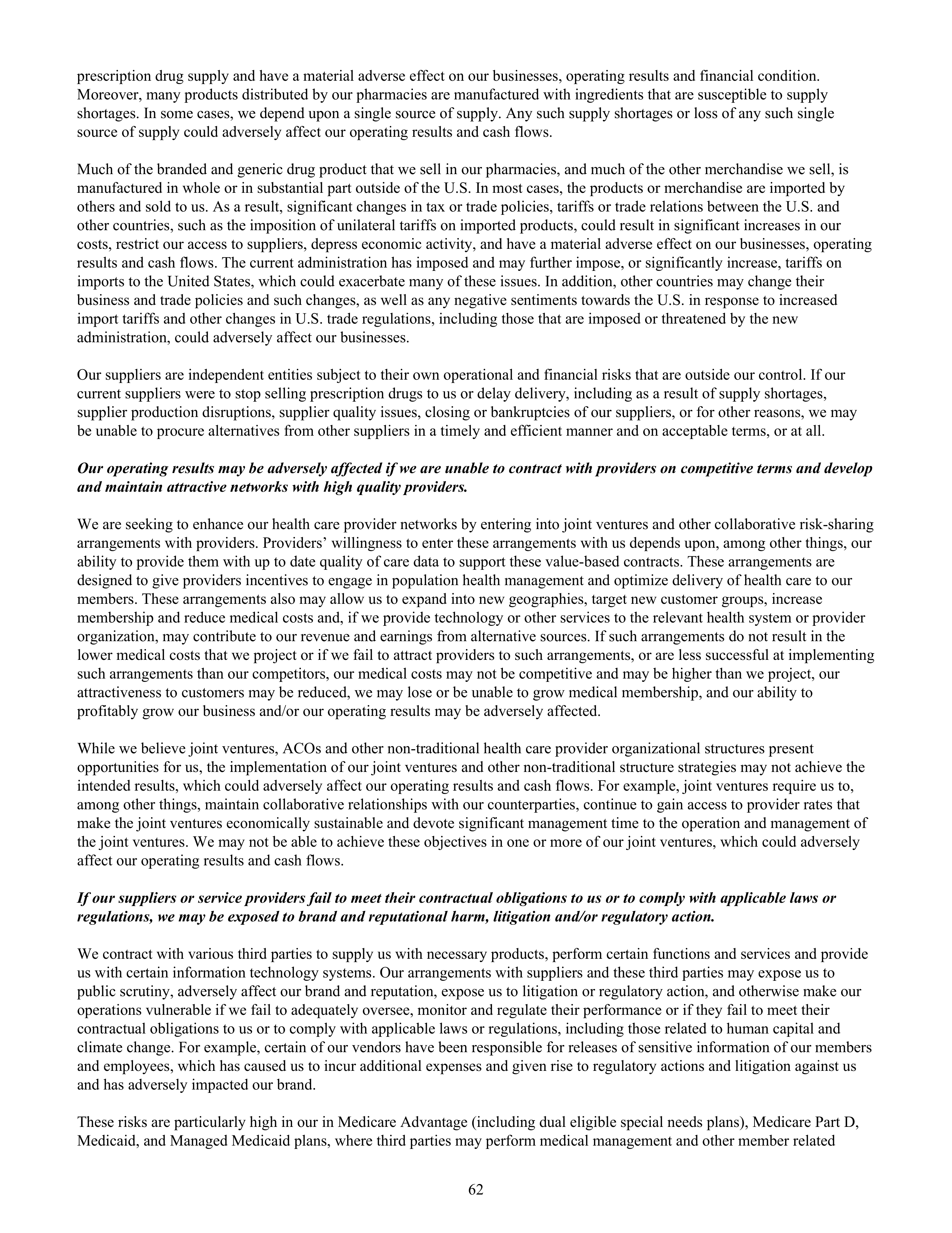 CVS Health Annual Report — page 70