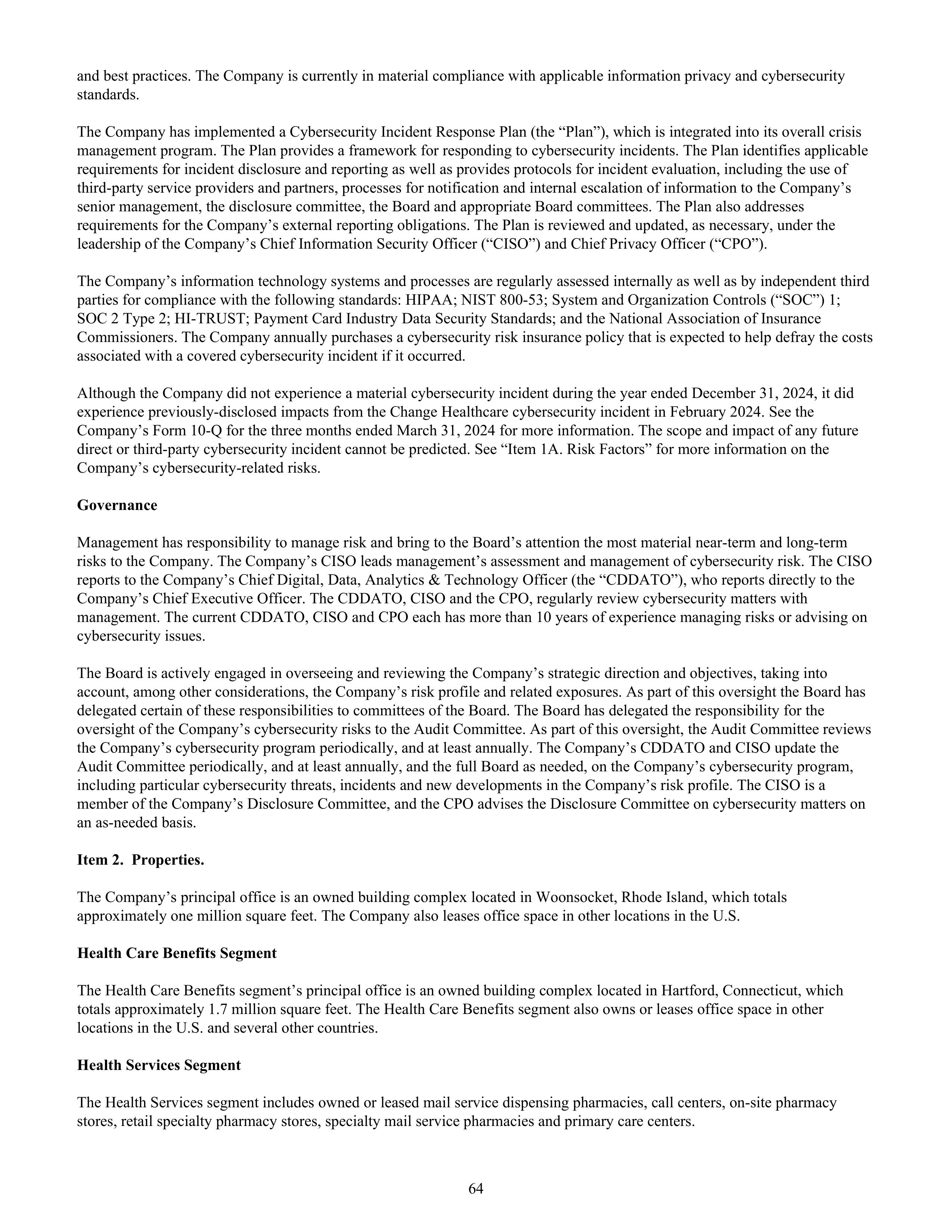 CVS Health Annual Report — page 72