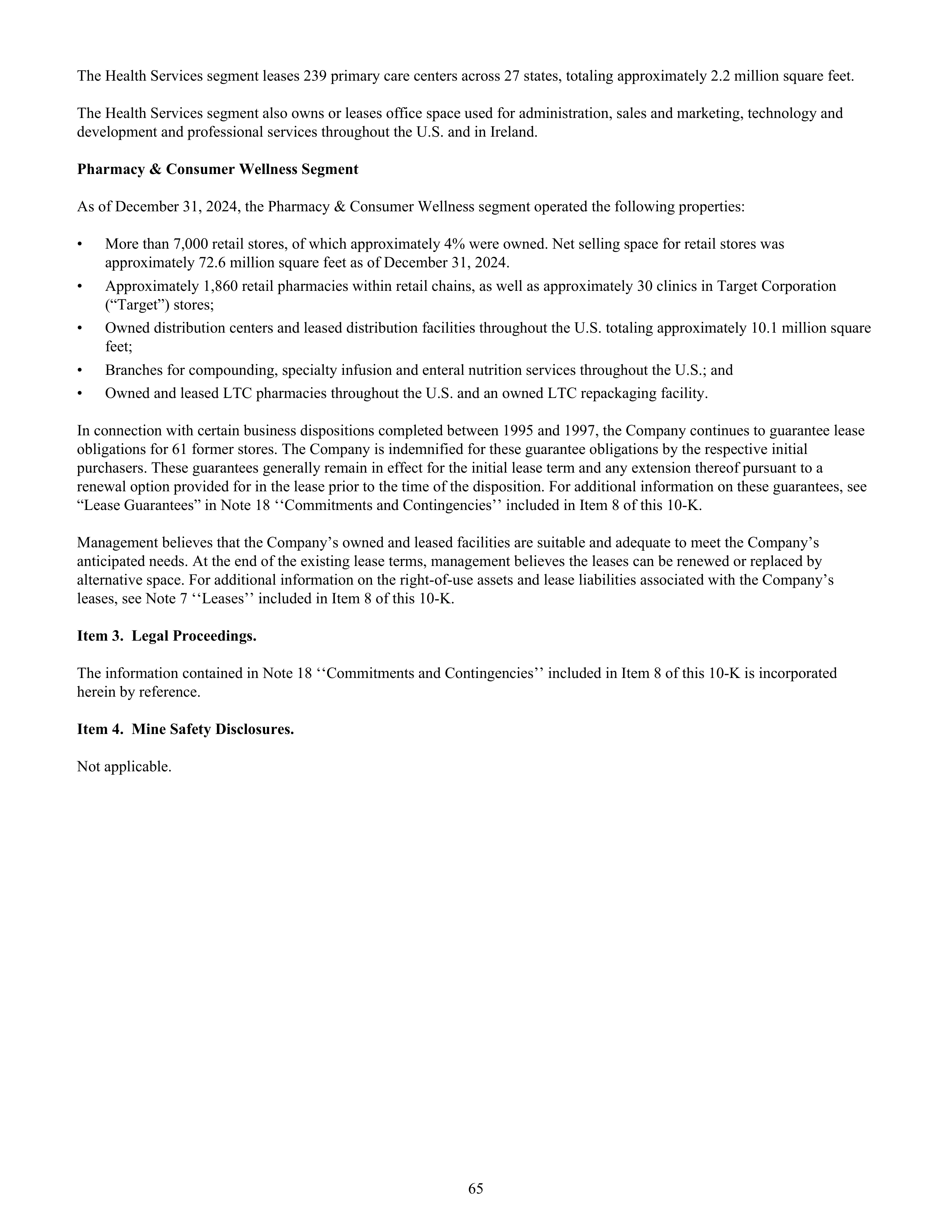 CVS Health Annual Report — page 73