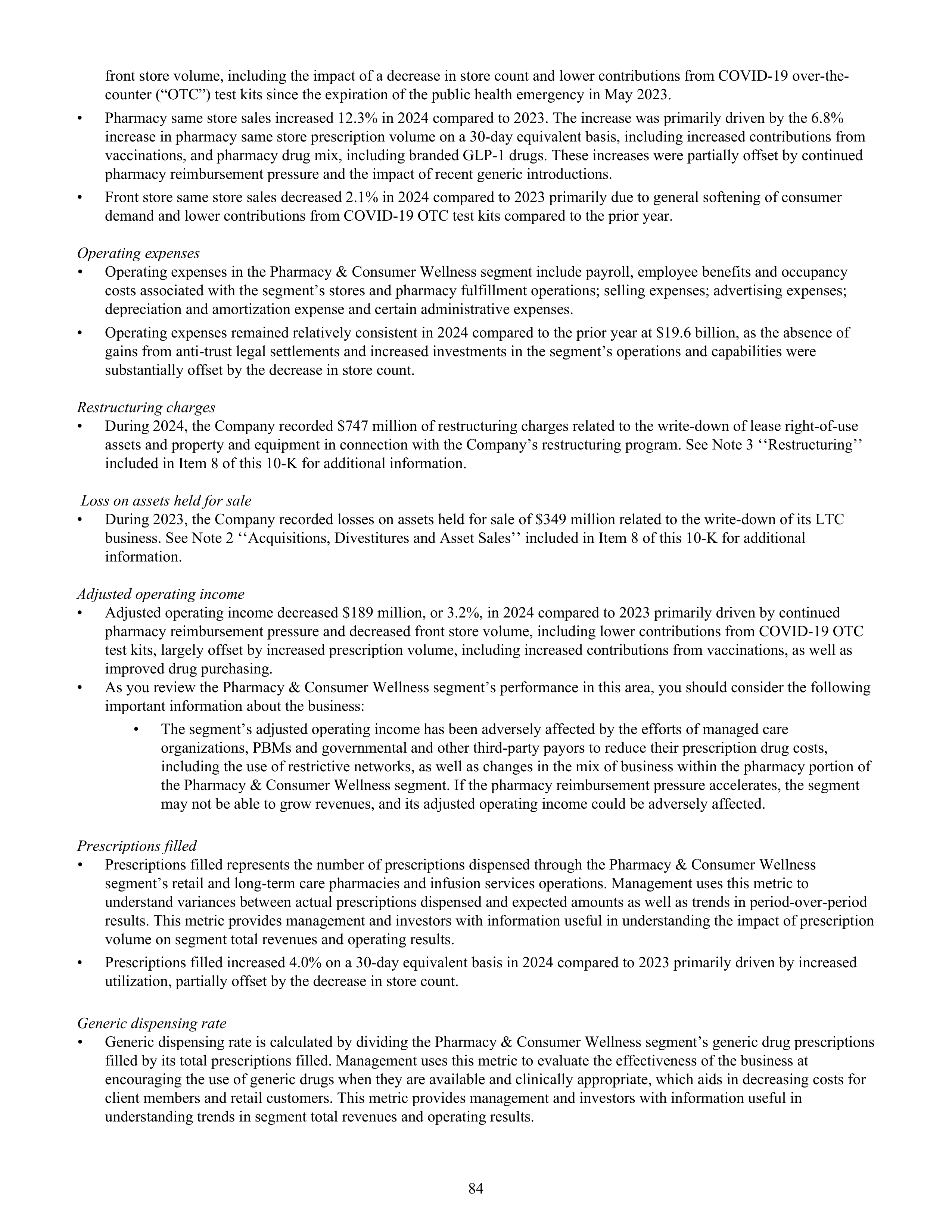 CVS Health Annual Report — page 92