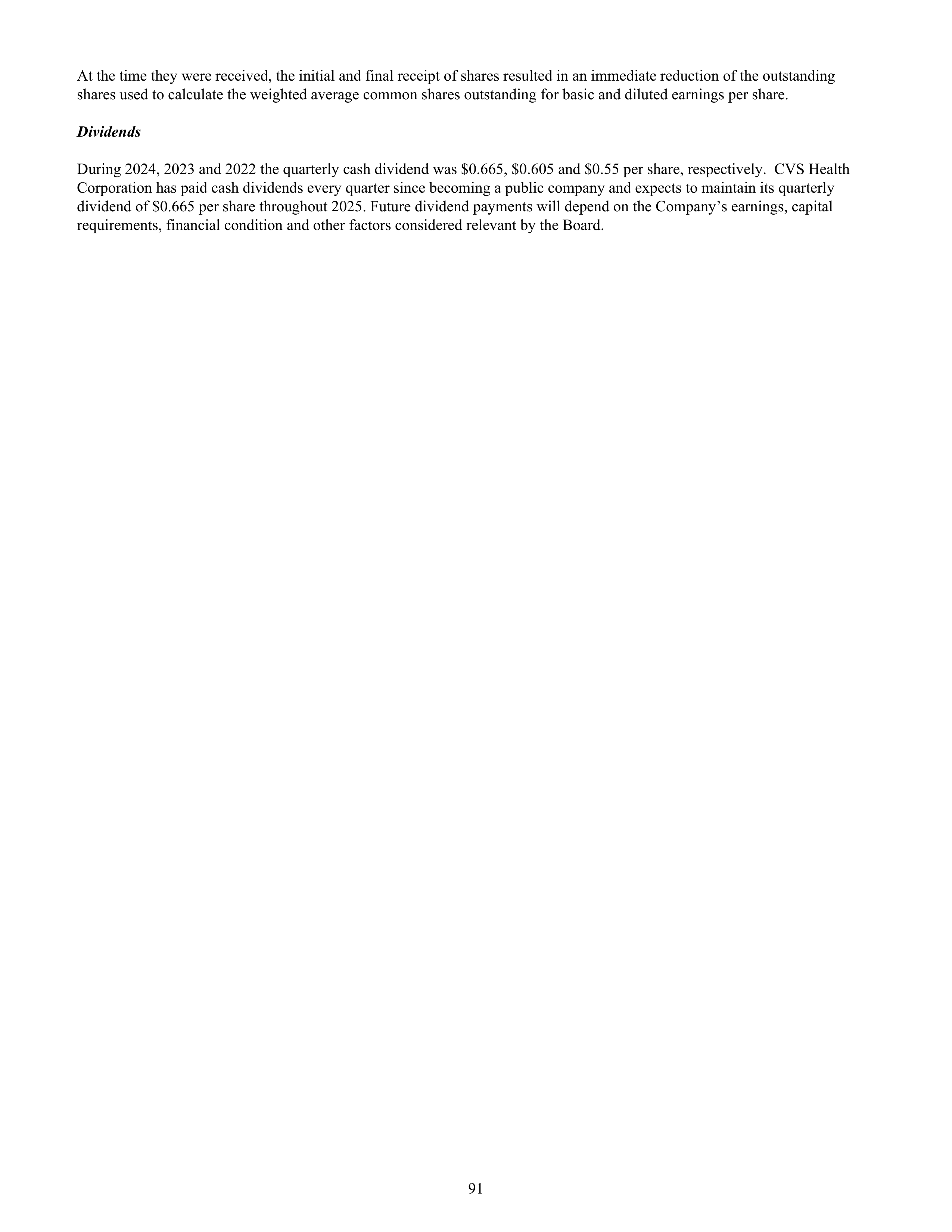 CVS Health Annual Report — page 99