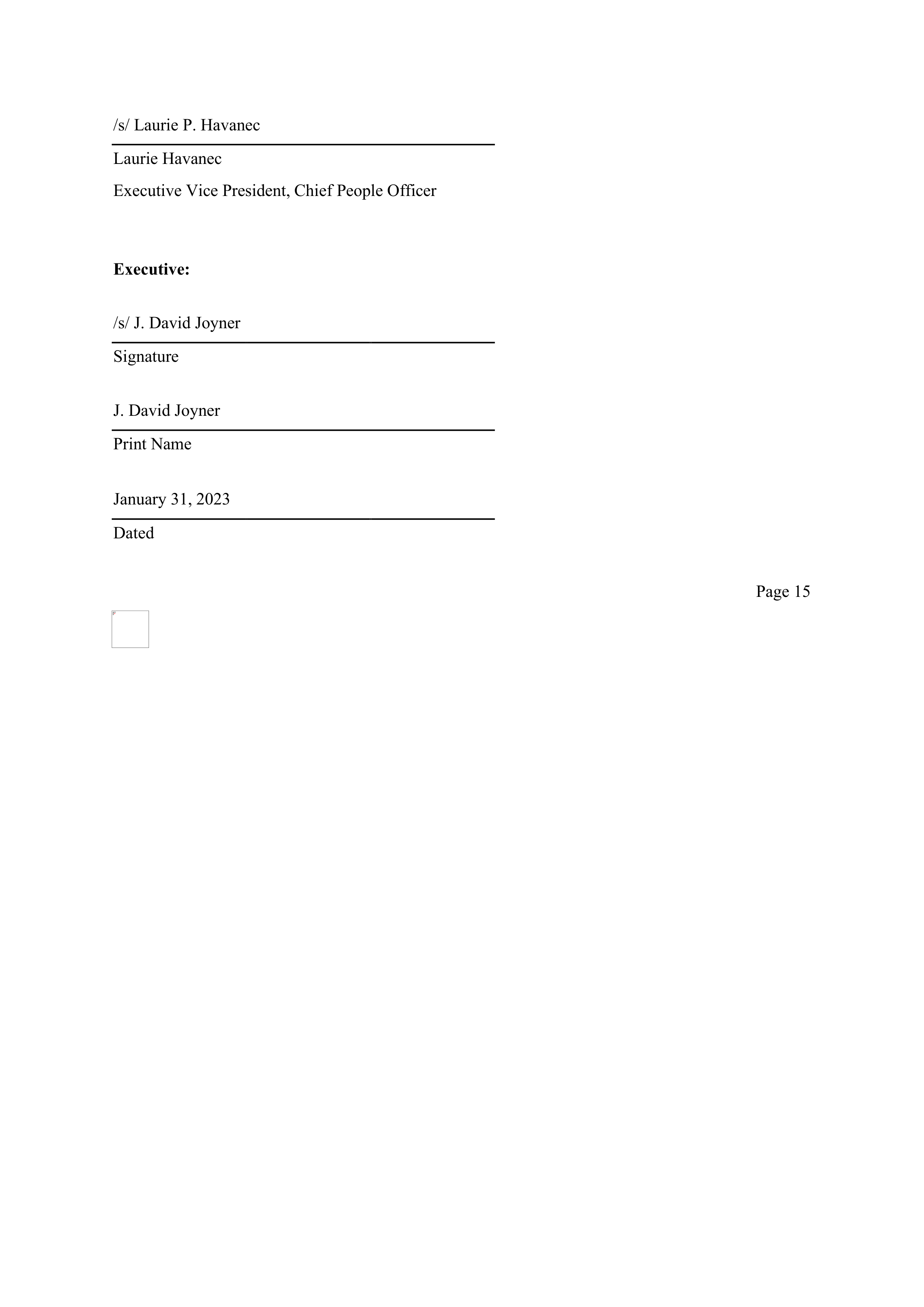 CVS Health Corporation Change in Control Agreement — page 14