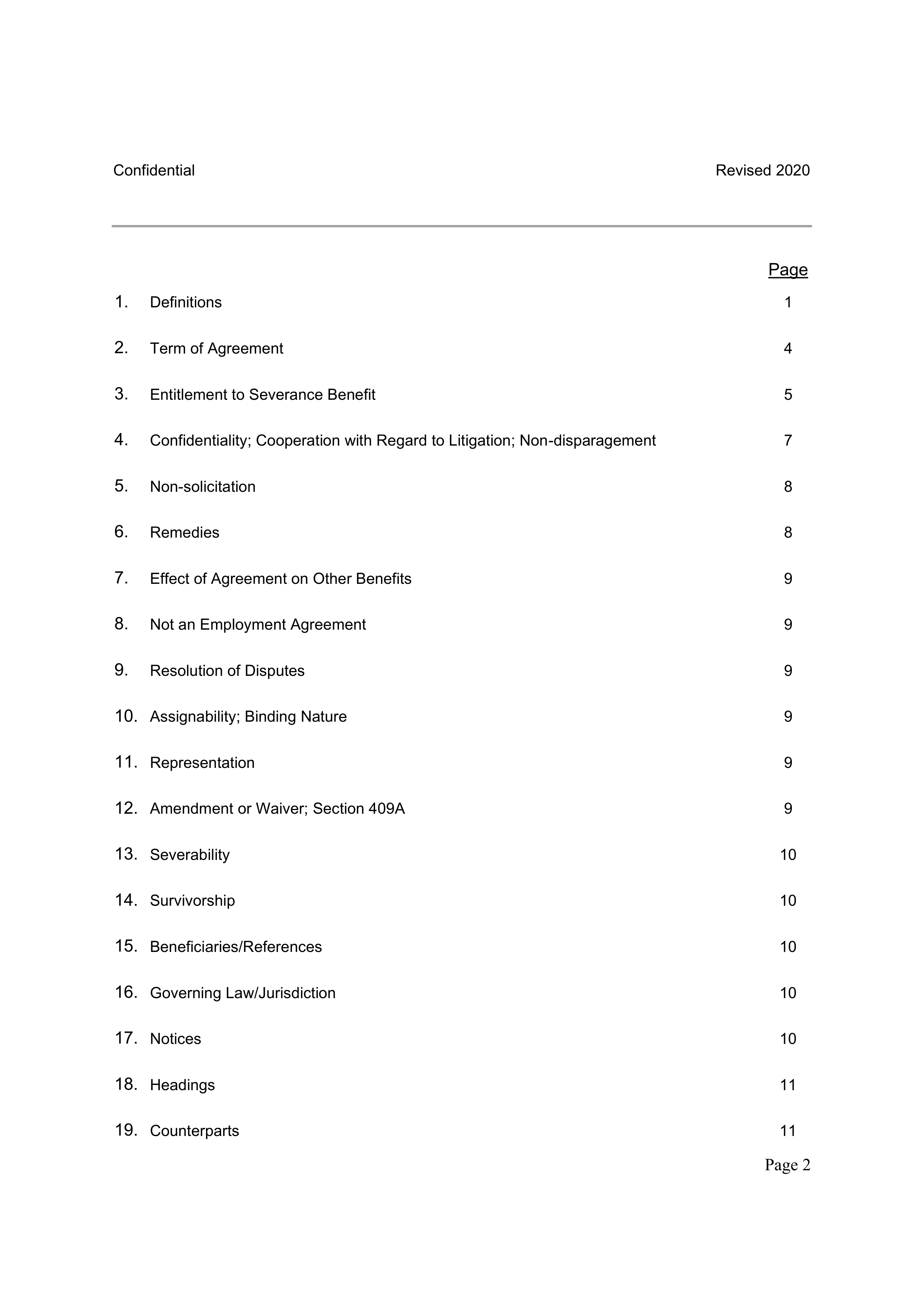 CVS Health Corporation Change in Control Agreement — page 2