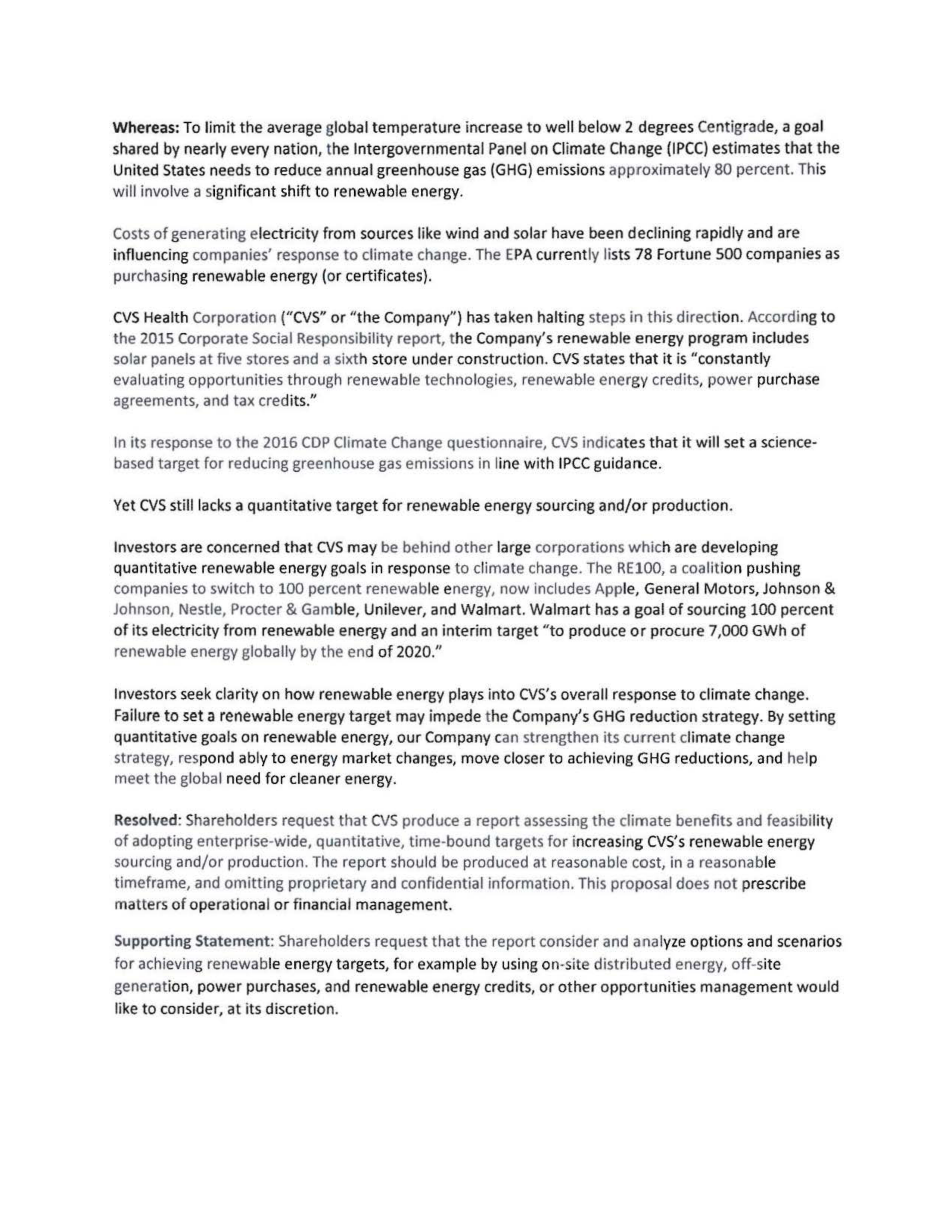 CVS Health Proposal  — page 16