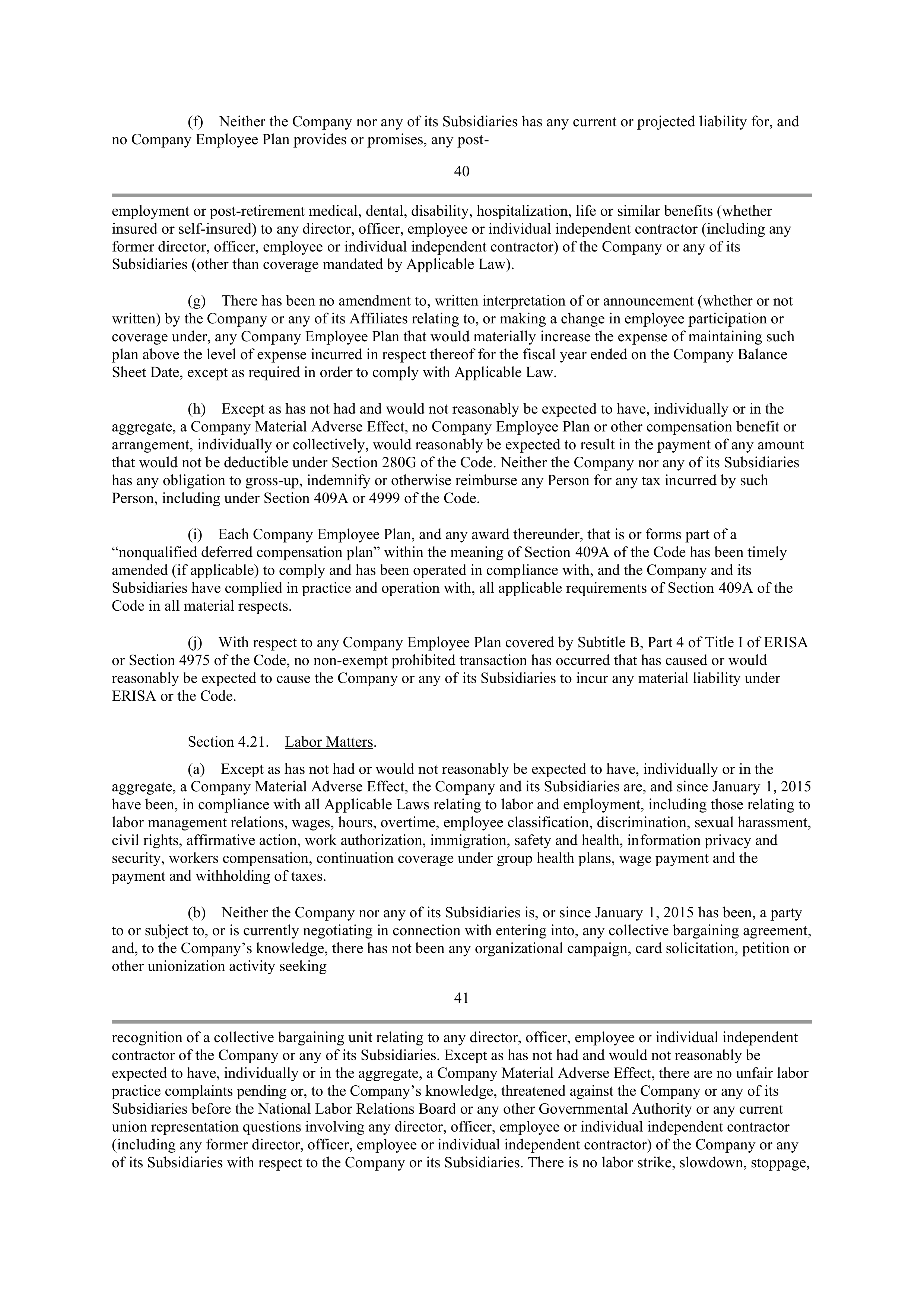 CVS Health Corporation PLAN OF MERGER — page 34