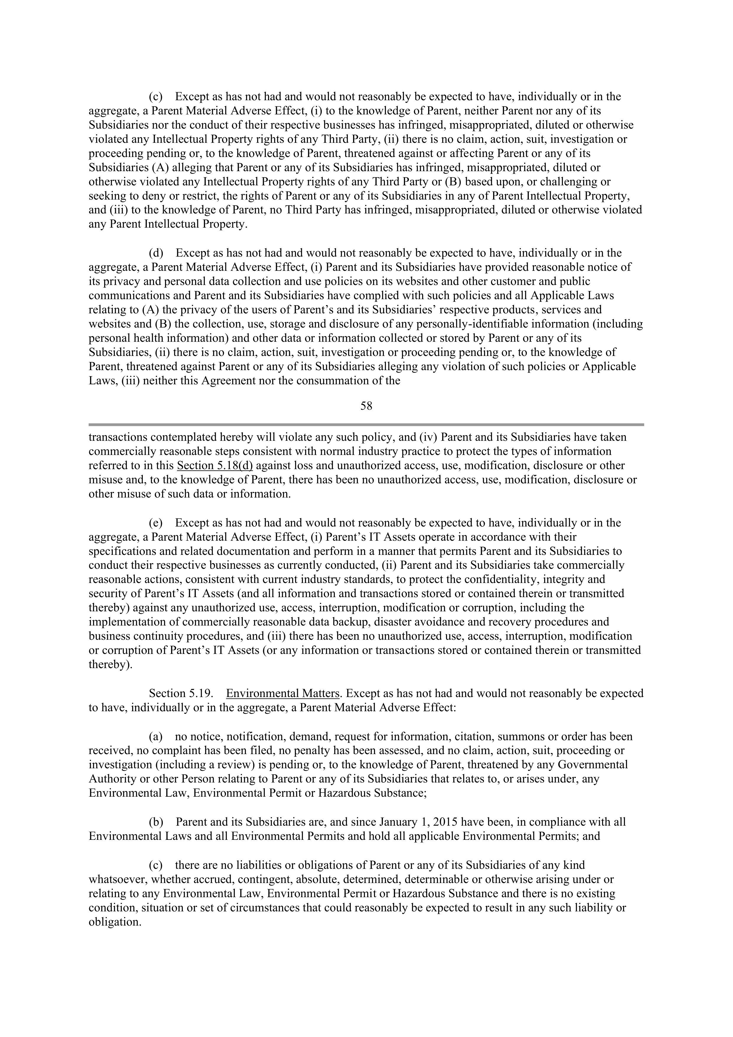 CVS Health Corporation PLAN OF MERGER — page 47