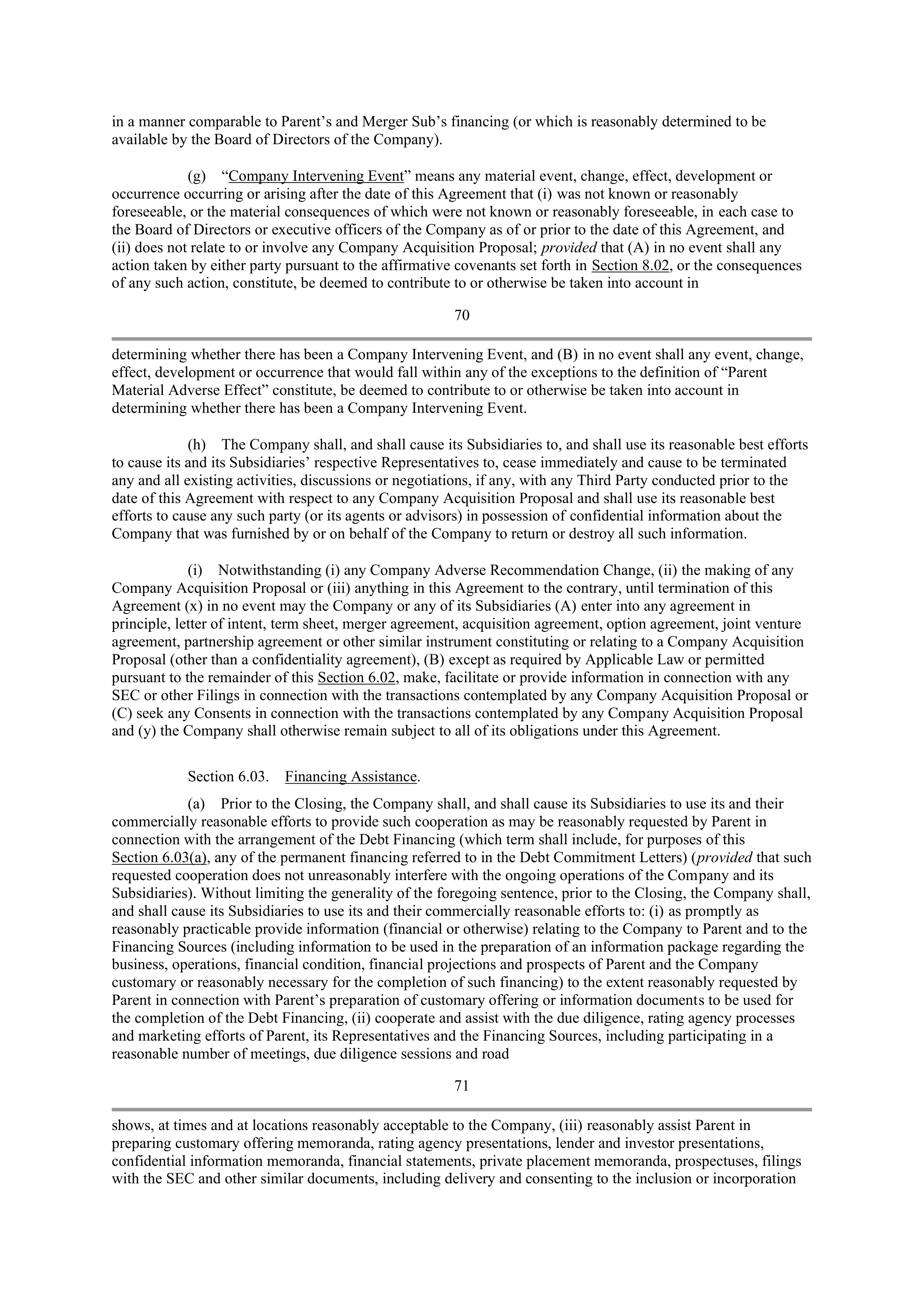 CVS Health Corporation PLAN OF MERGER — page 56