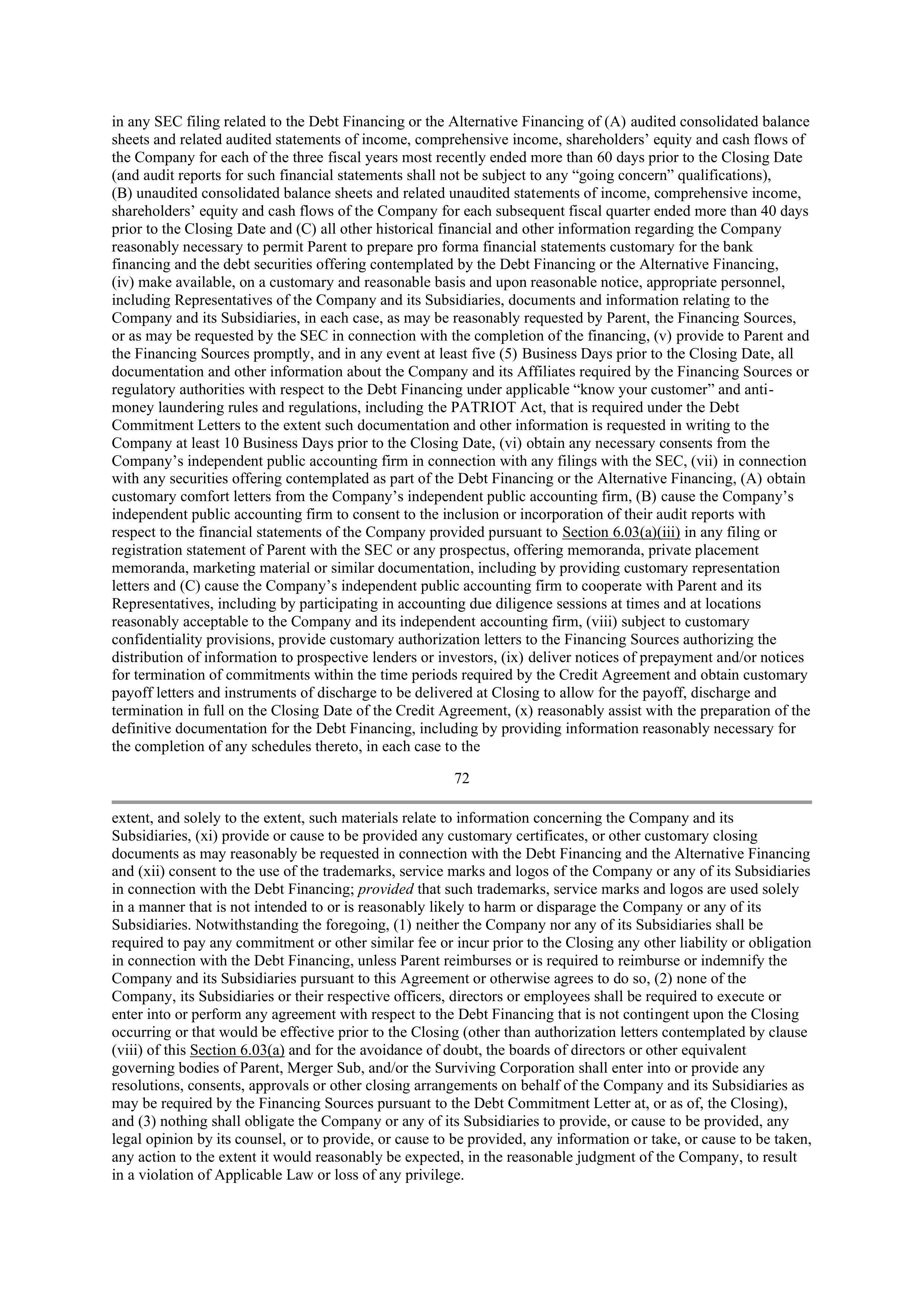 CVS Health Corporation PLAN OF MERGER — page 57
