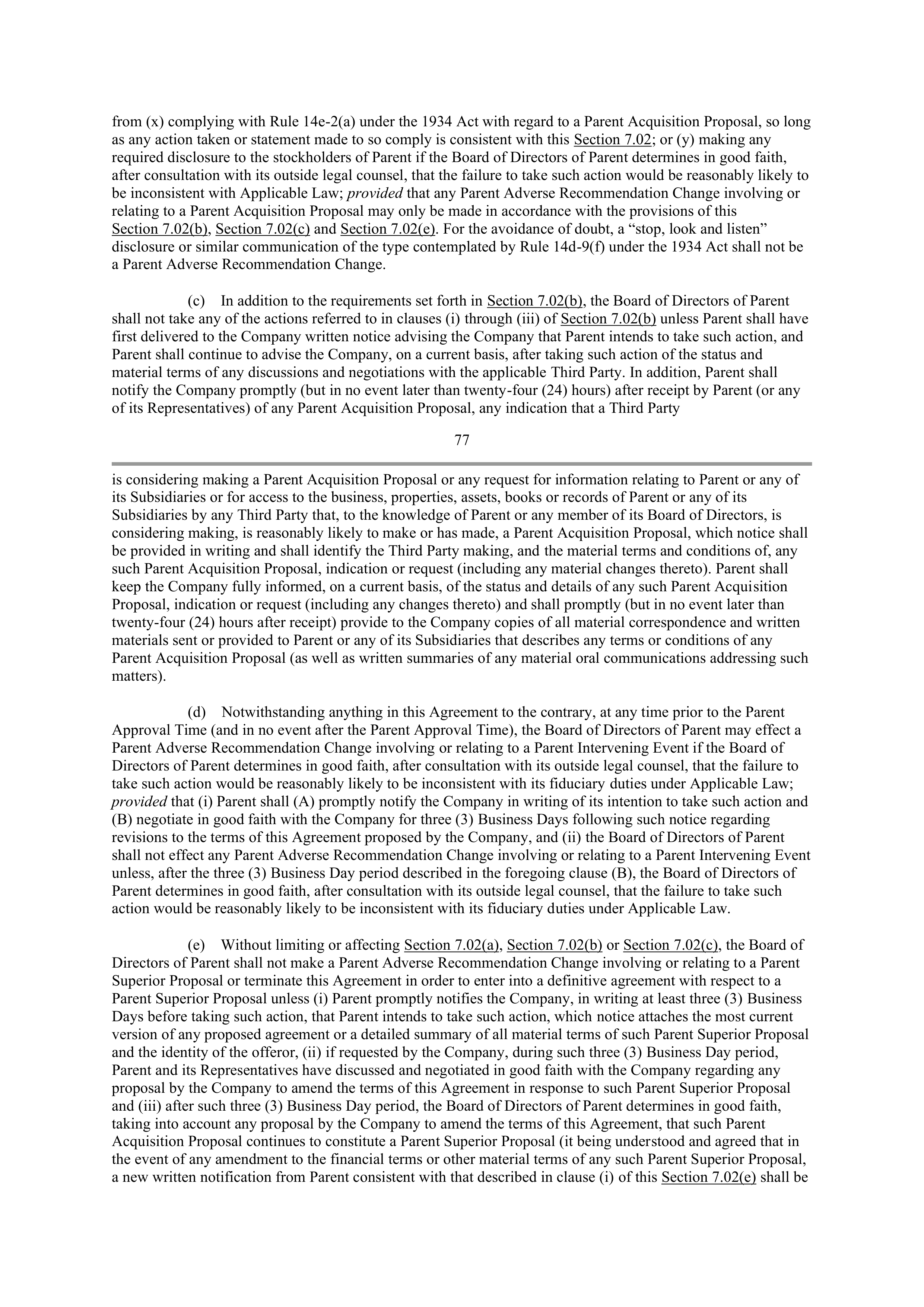 CVS Health Corporation PLAN OF MERGER — page 61