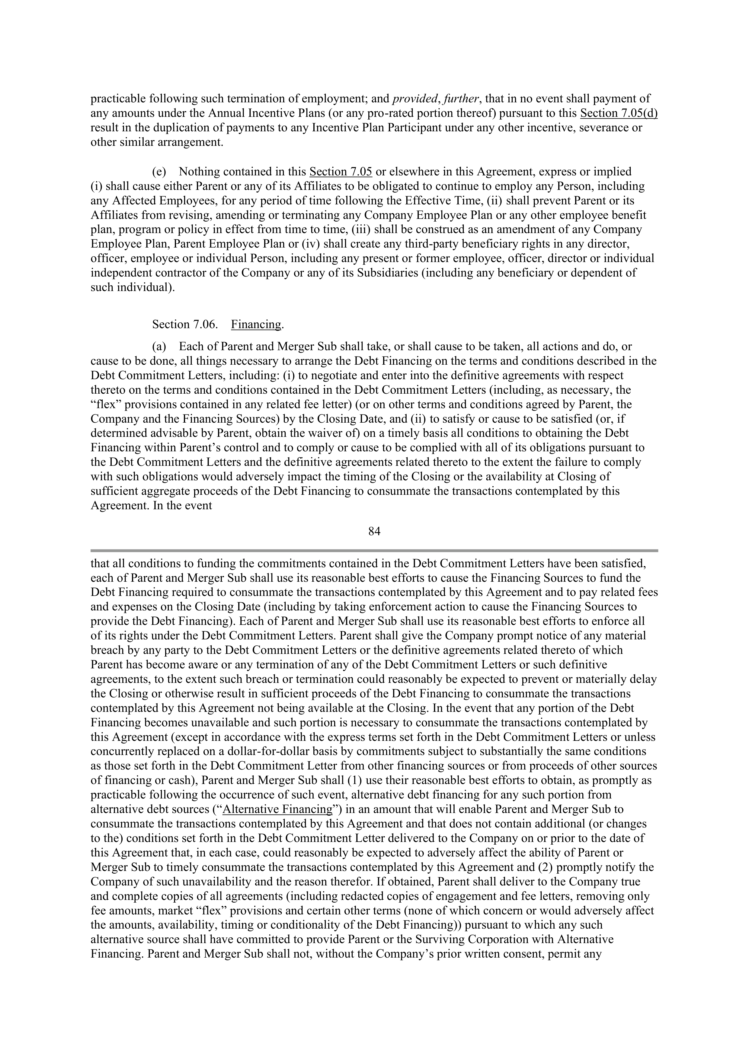 CVS Health Corporation PLAN OF MERGER — page 66