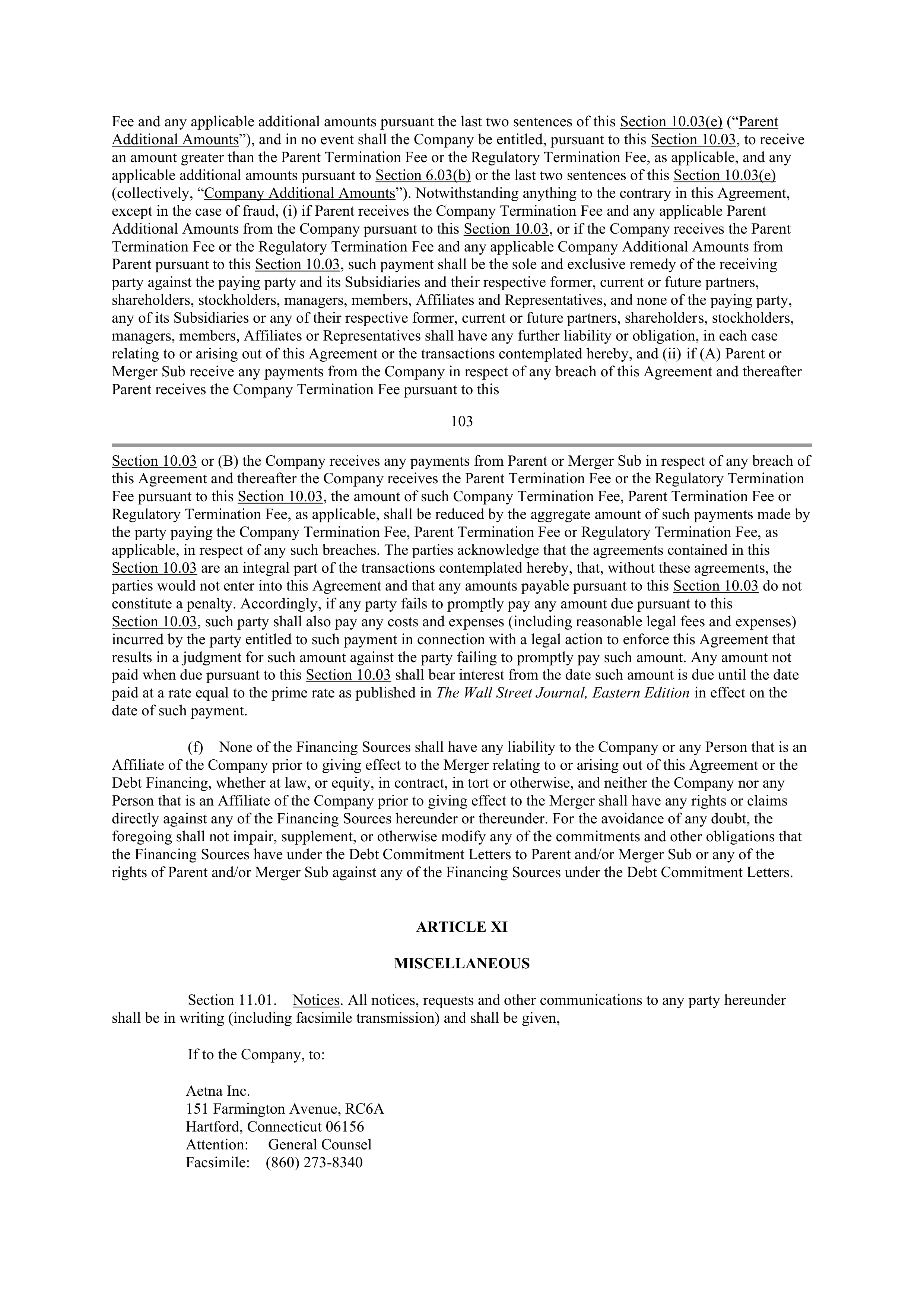 CVS Health Corporation PLAN OF MERGER — page 80