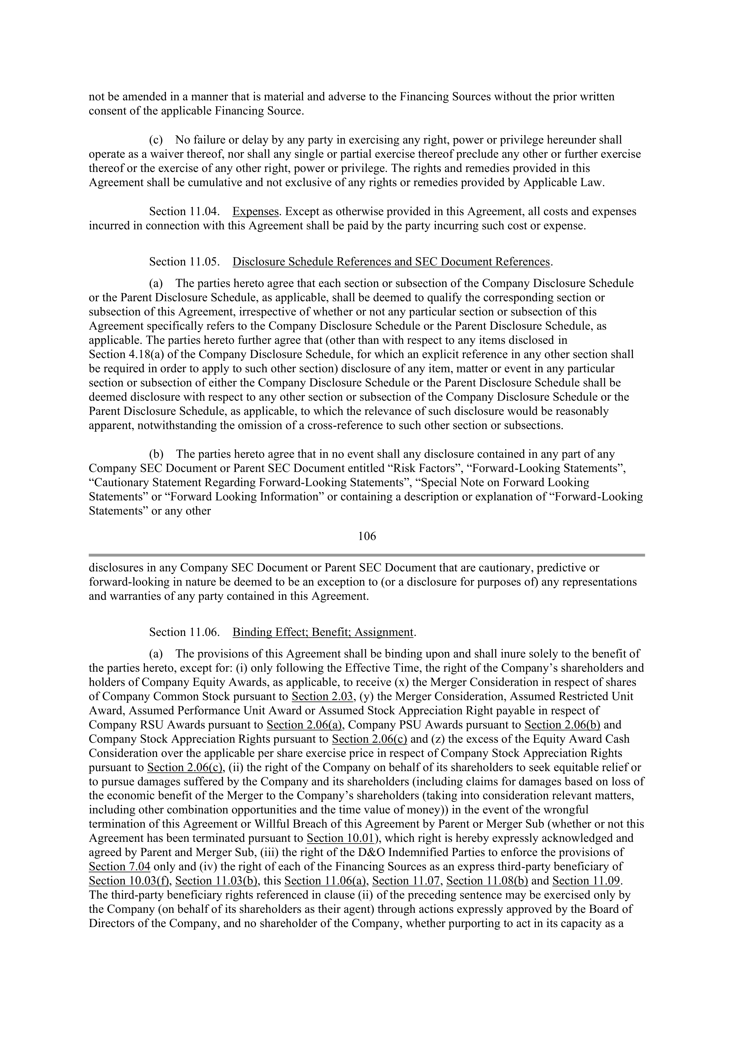 CVS Health Corporation PLAN OF MERGER — page 82