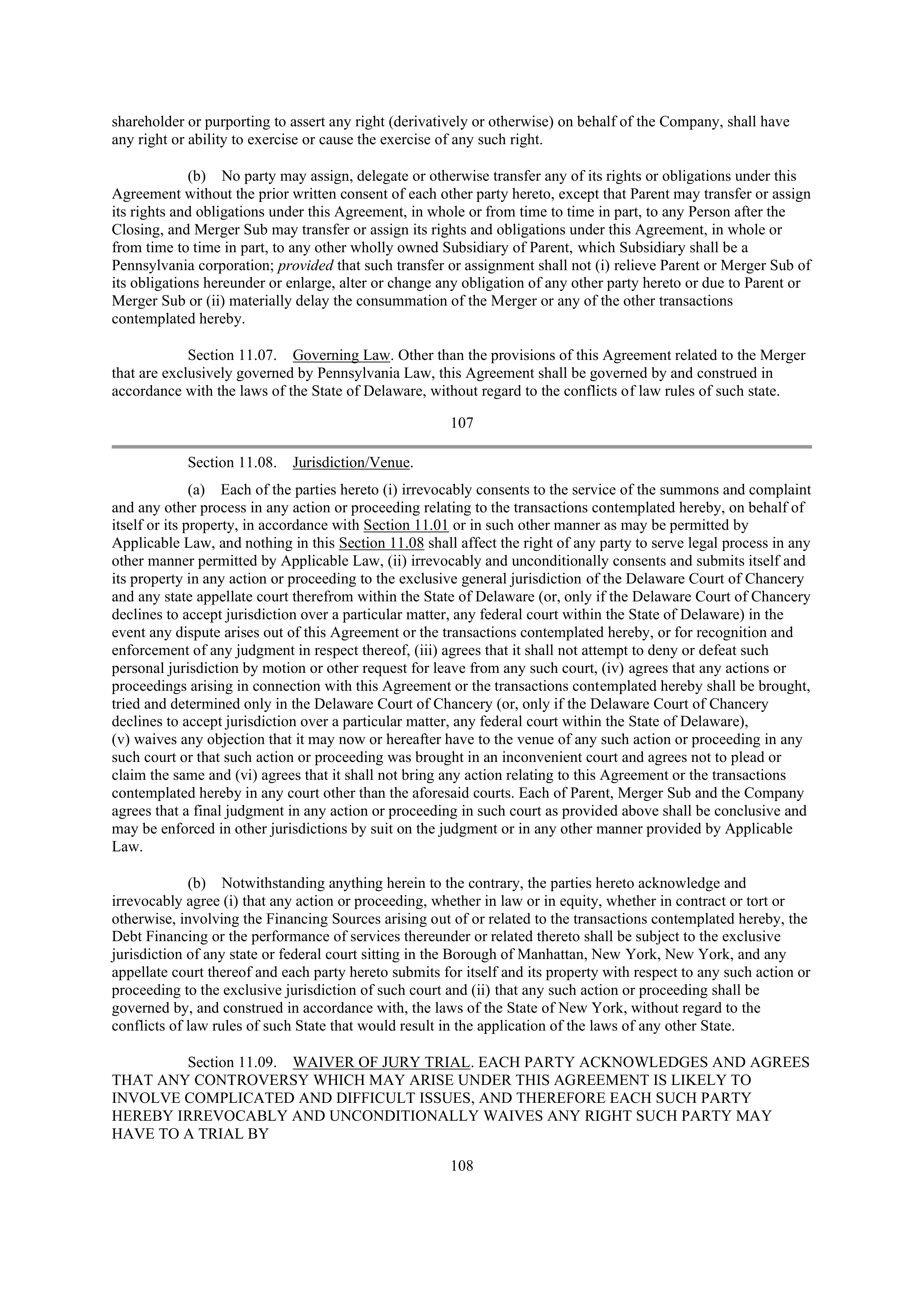 CVS Health Corporation PLAN OF MERGER — page 83