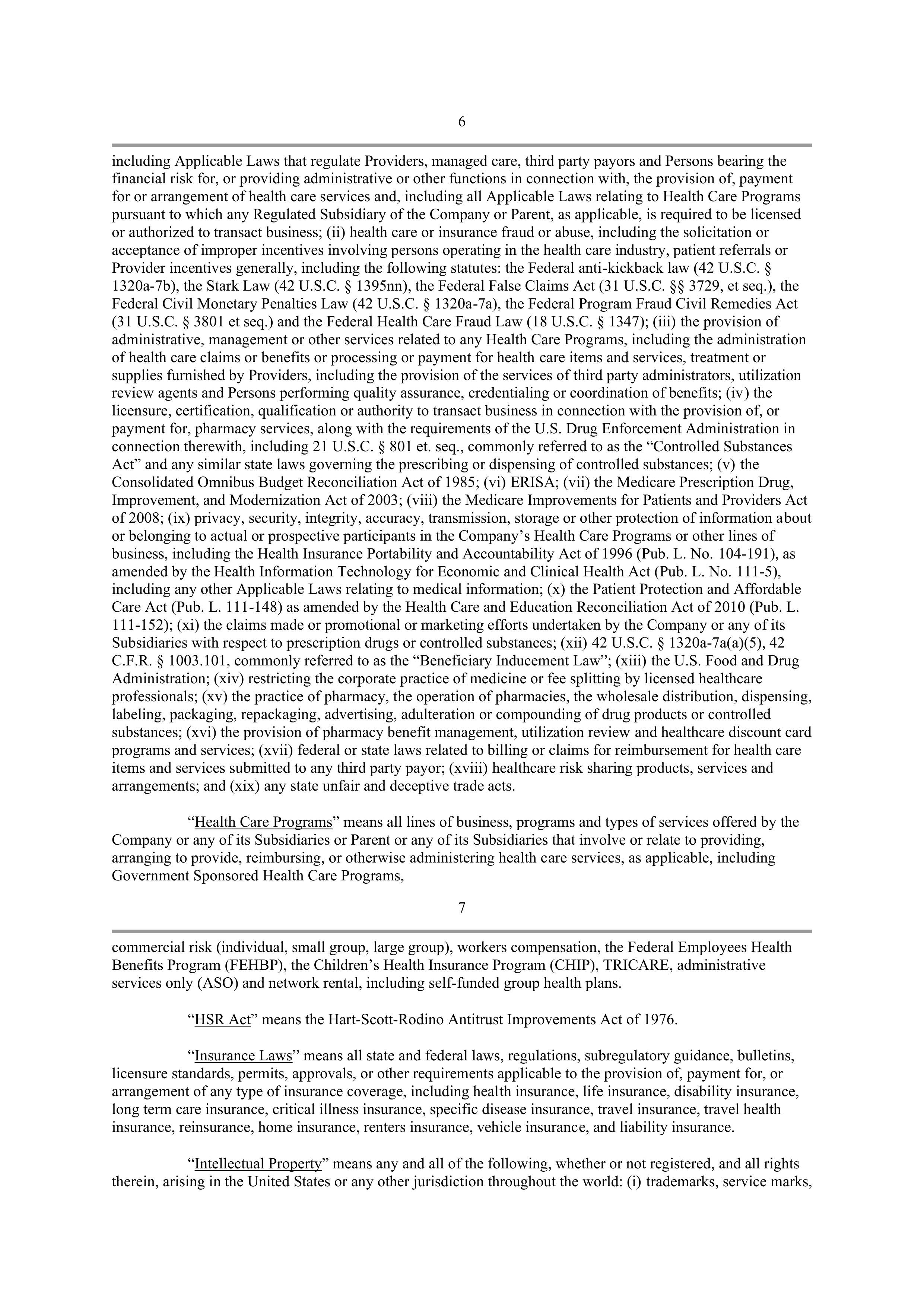CVS Health Corporation PLAN OF MERGER — page 9
