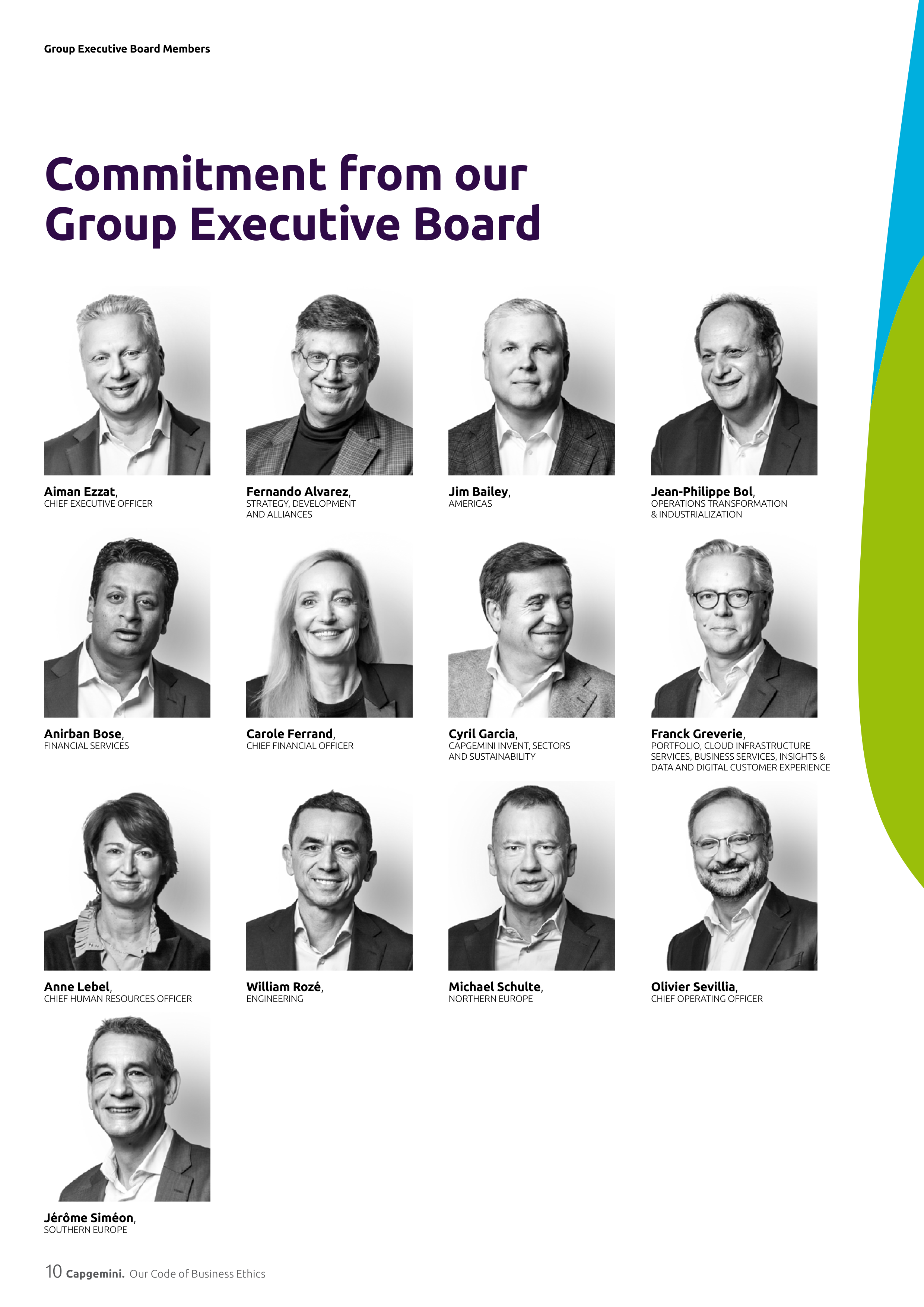 Capgemini Our Code of Business Ethics Handbook — page 10