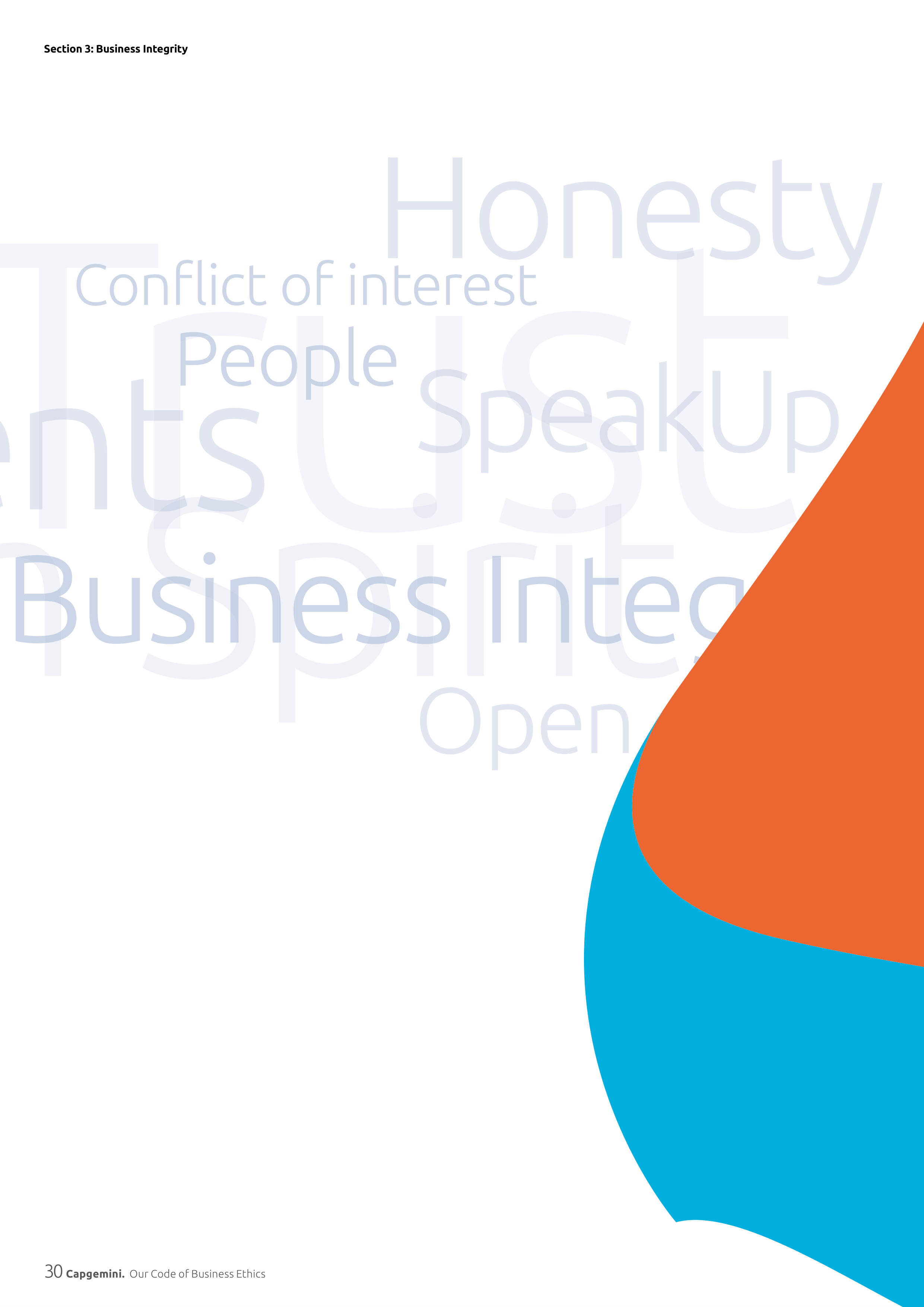 Capgemini Our Code of Business Ethics Handbook — page 30