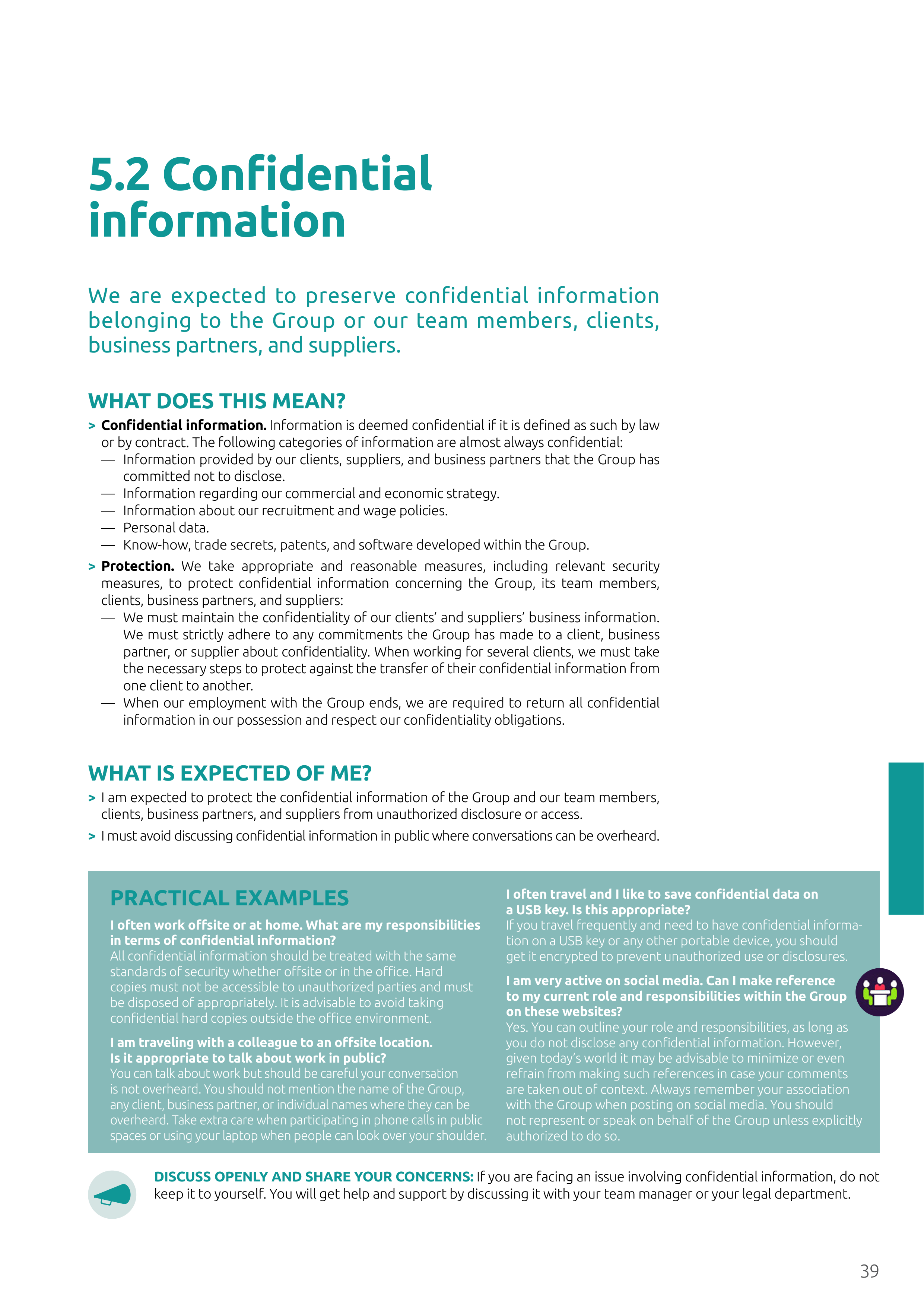Capgemini Our Code of Business Ethics Handbook — page 39
