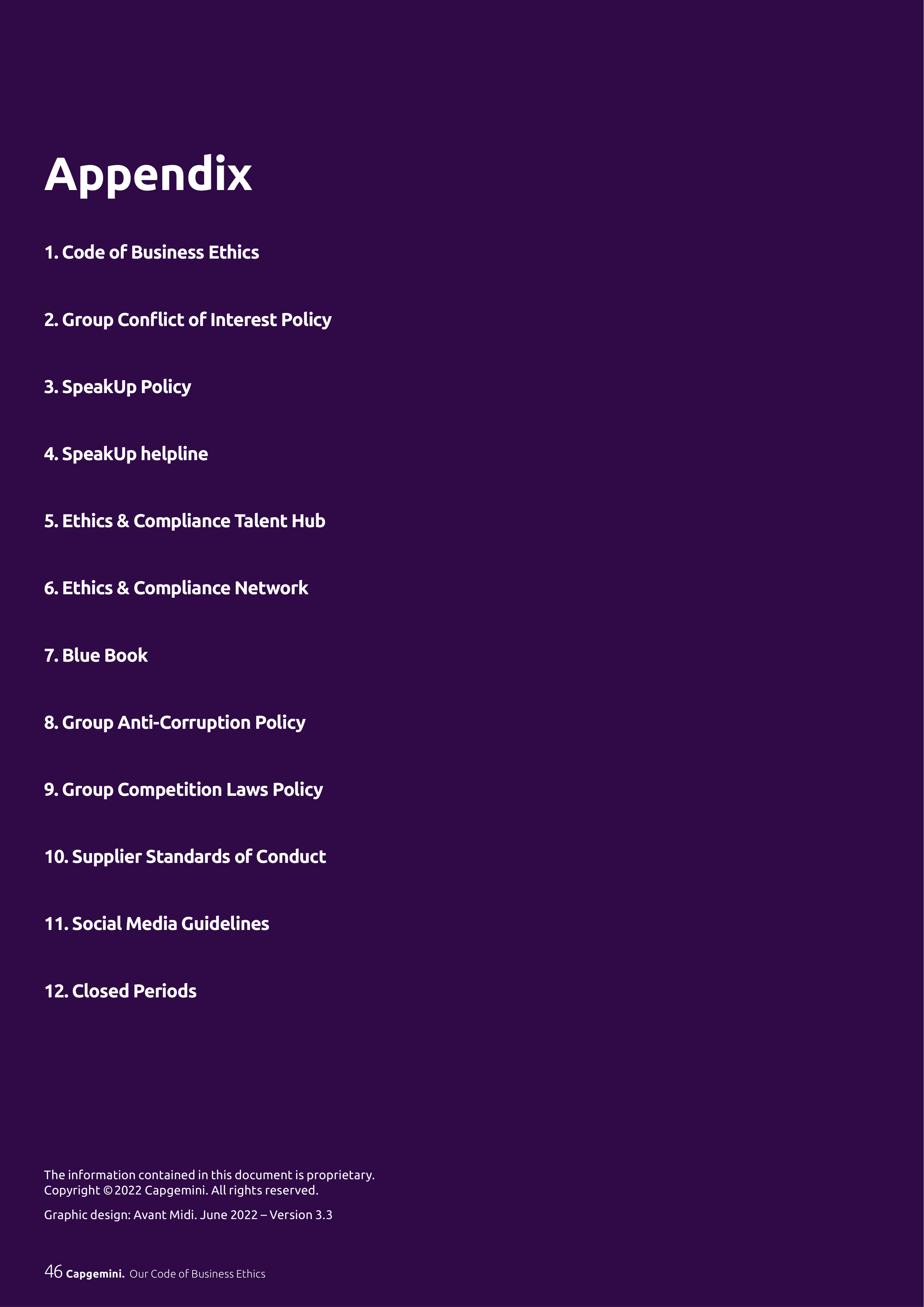 Capgemini Our Code of Business Ethics Handbook — page 46