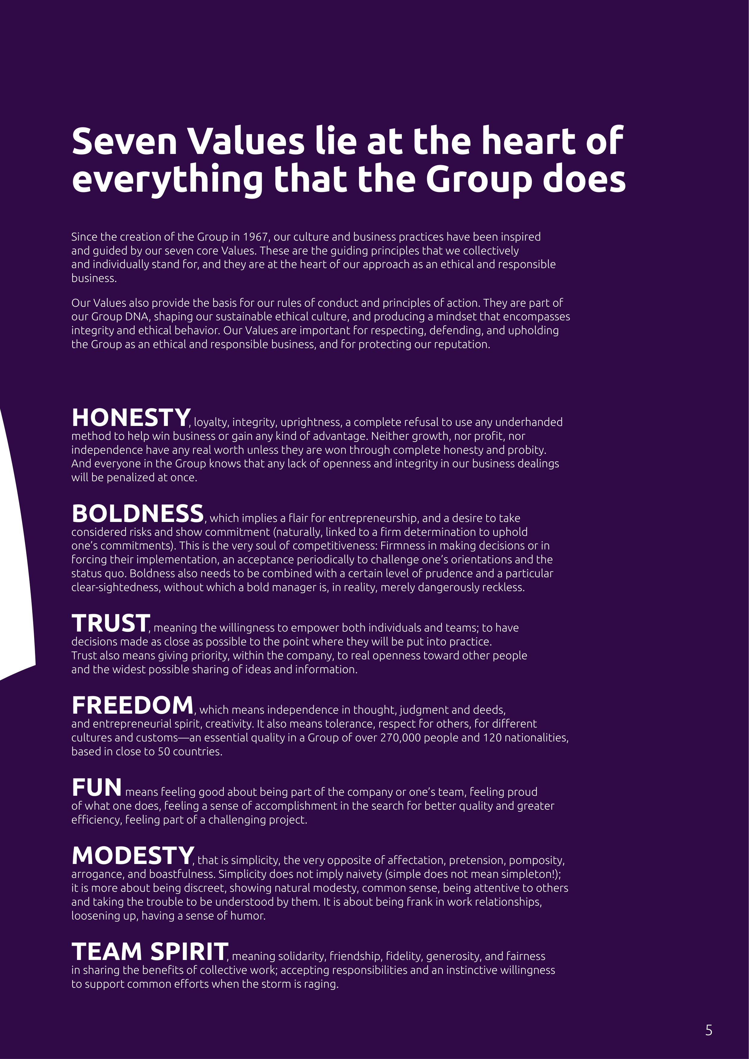Capgemini Our Code of Business Ethics Handbook — page 5