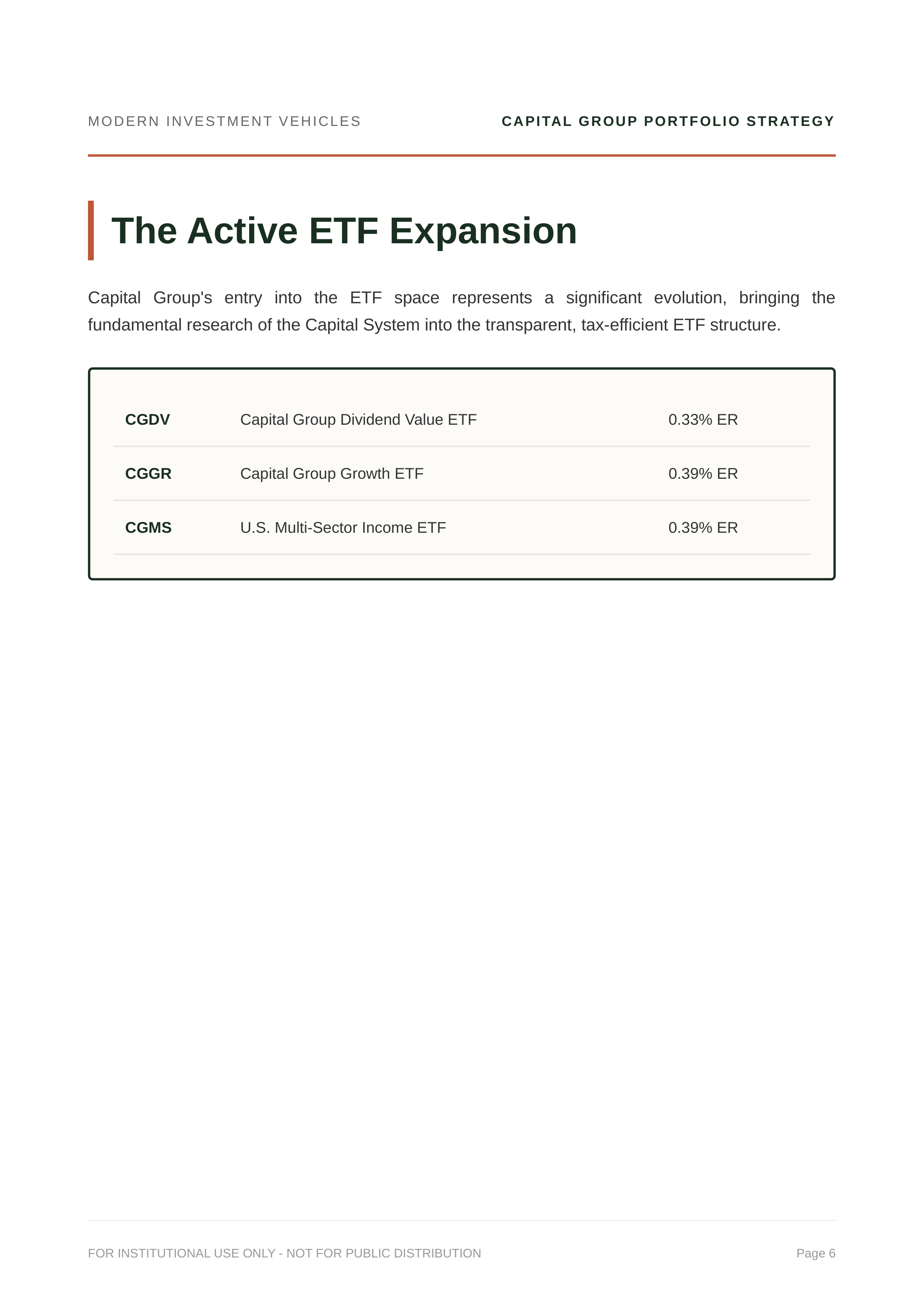 Capital Group The Growth Fund of America (AGTHX) & American Funds Growth Model Portfolio — page 6