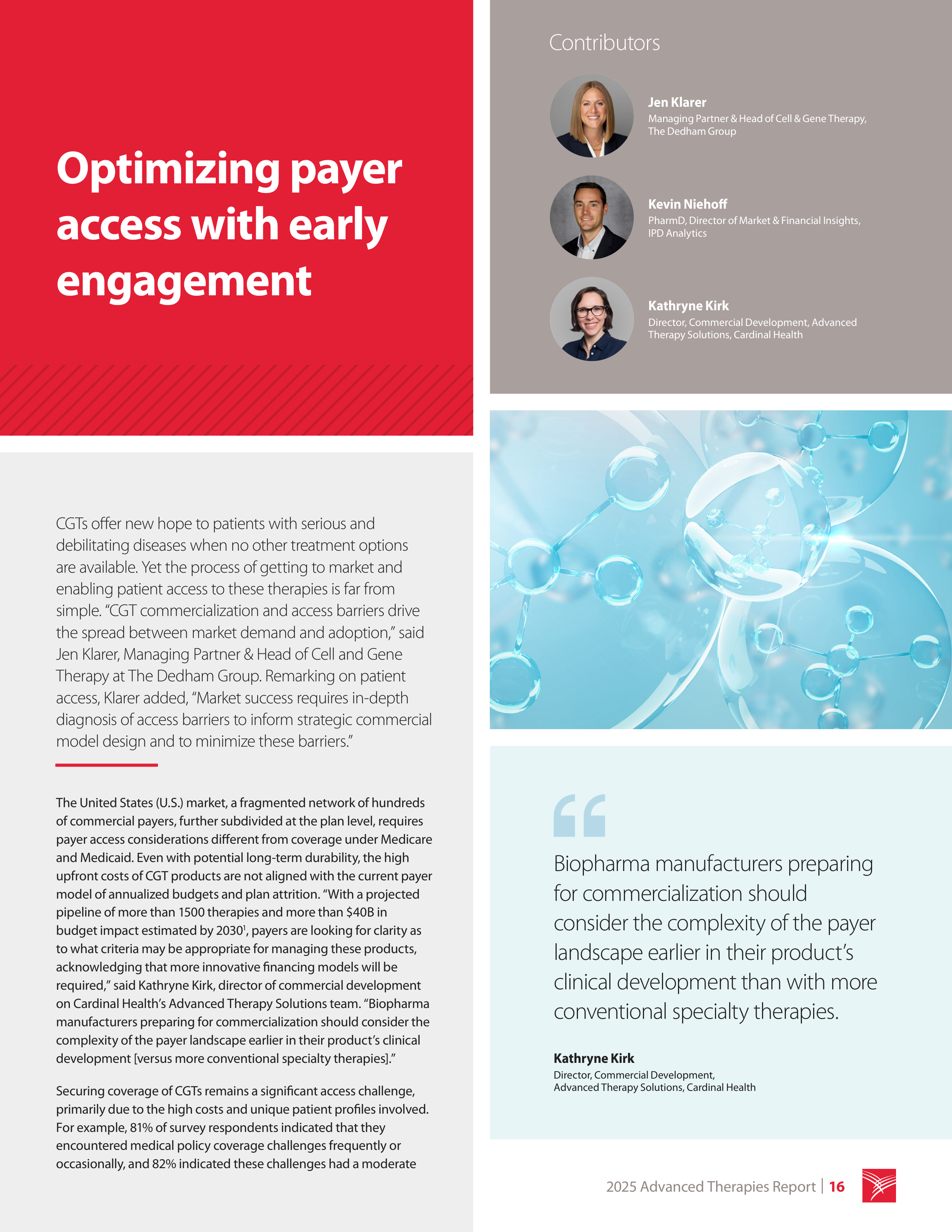 Cardinal Health Advanced Therapies Report — page 16