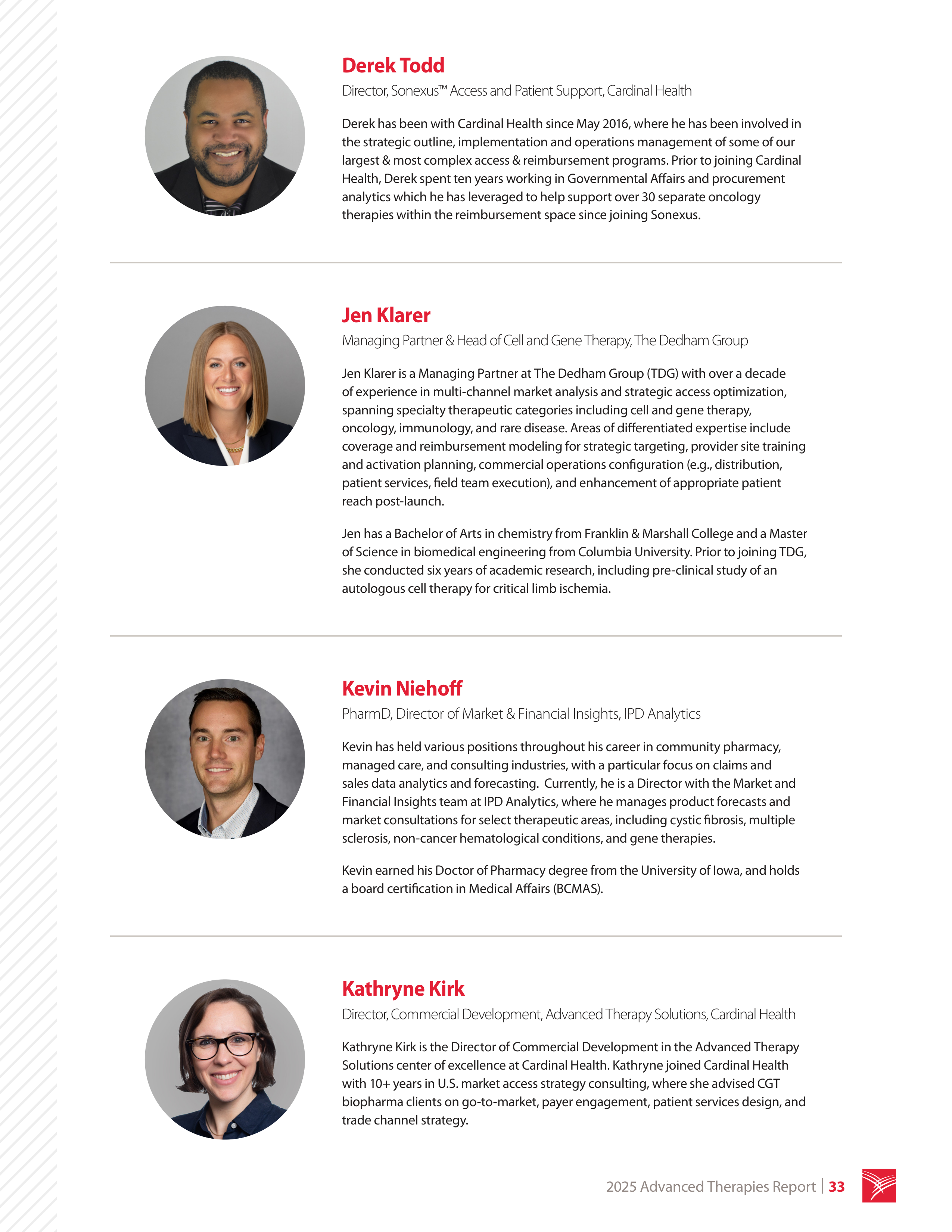 Cardinal Health Advanced Therapies Report — page 33