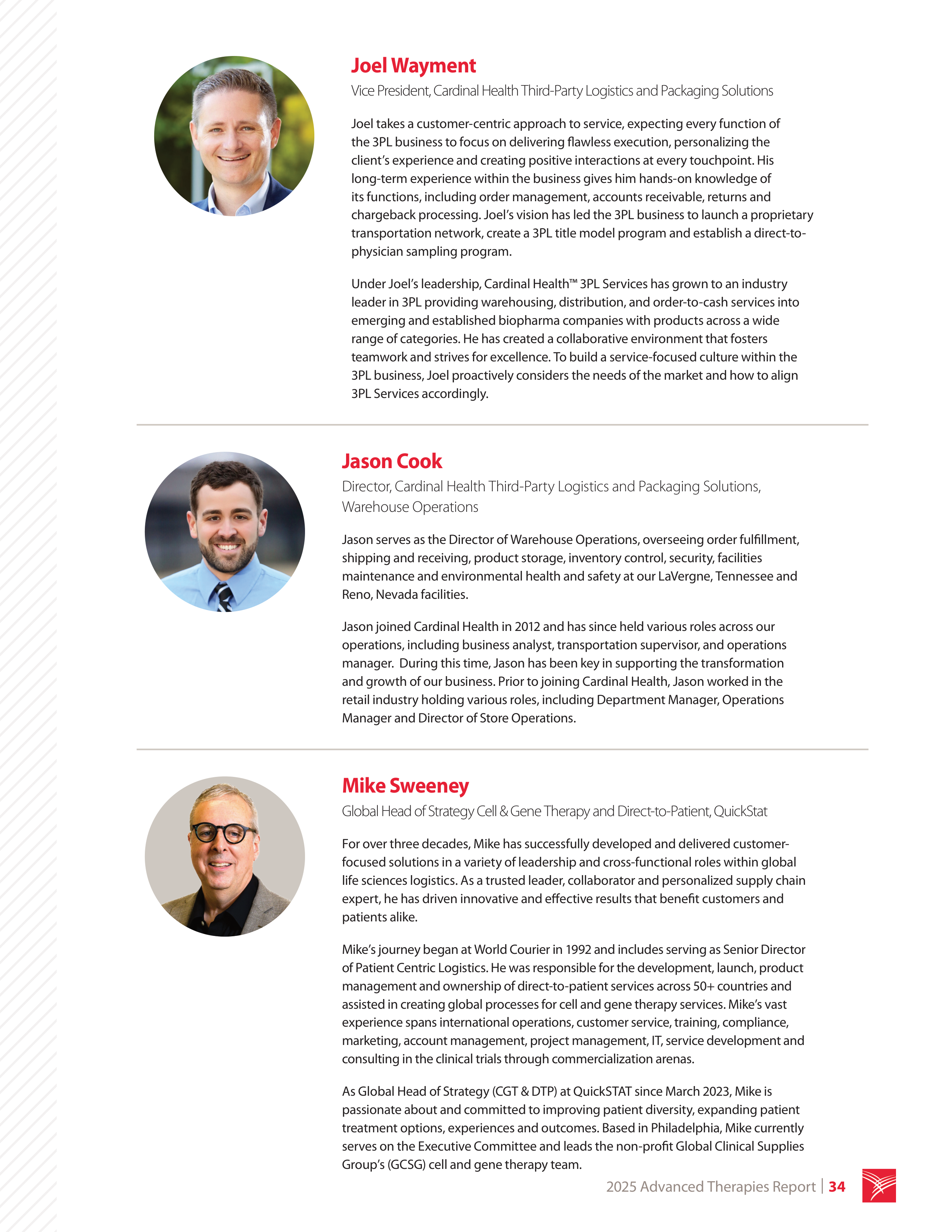 Cardinal Health Advanced Therapies Report — page 34