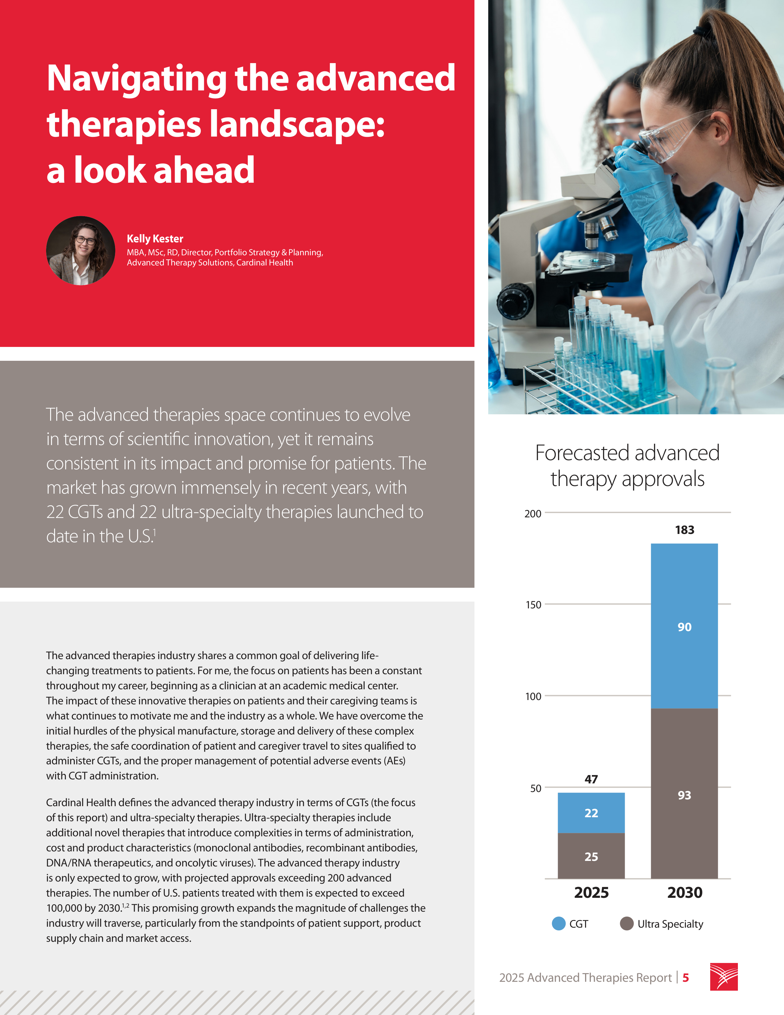 Cardinal Health Advanced Therapies Report — page 5