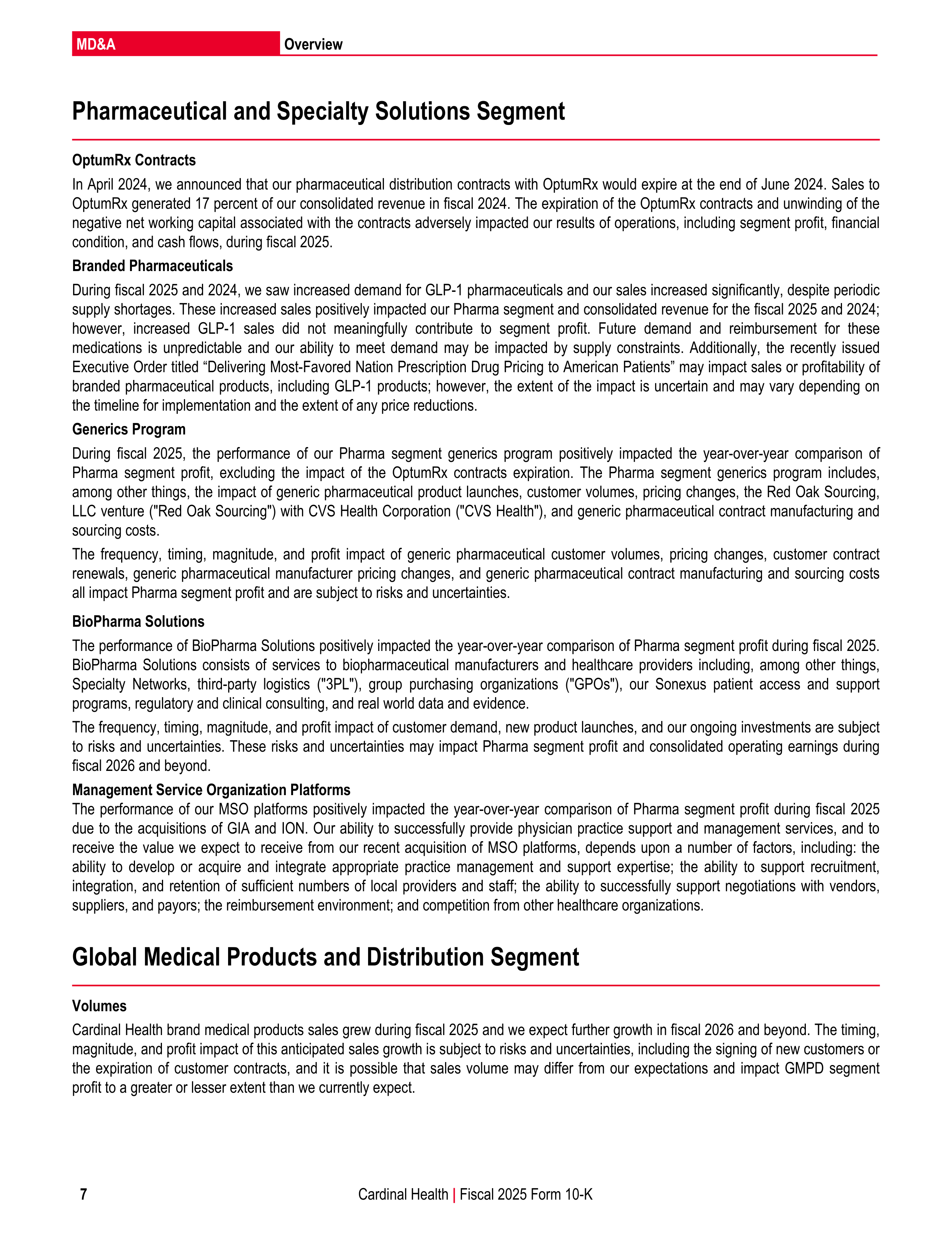 Cardinal Health Annual Report — page 14