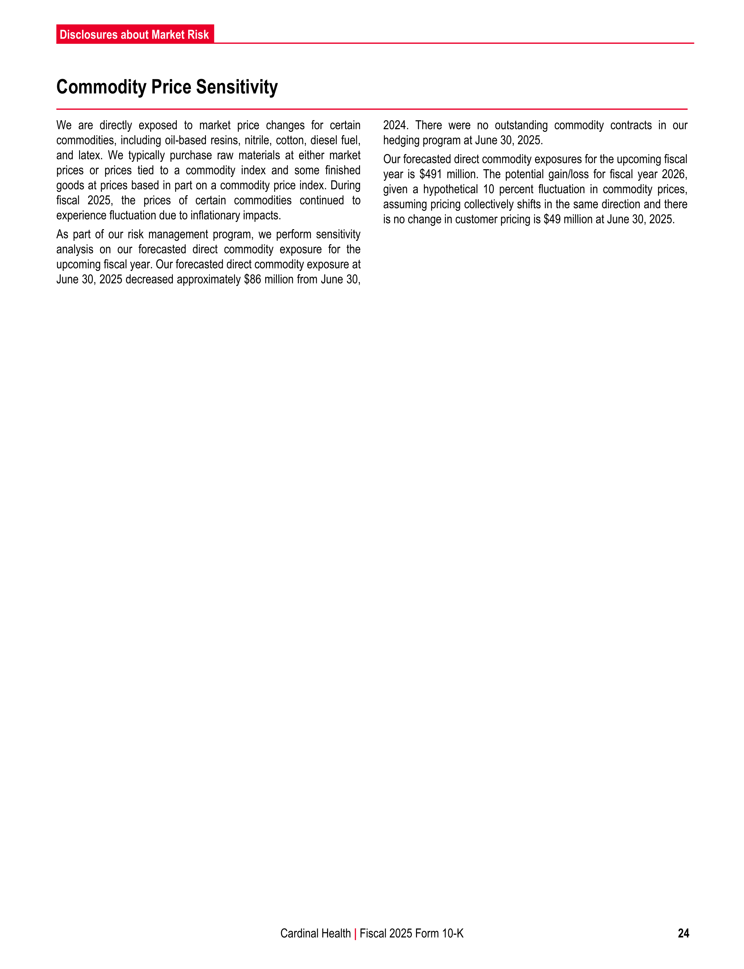 Cardinal Health Annual Report — page 31