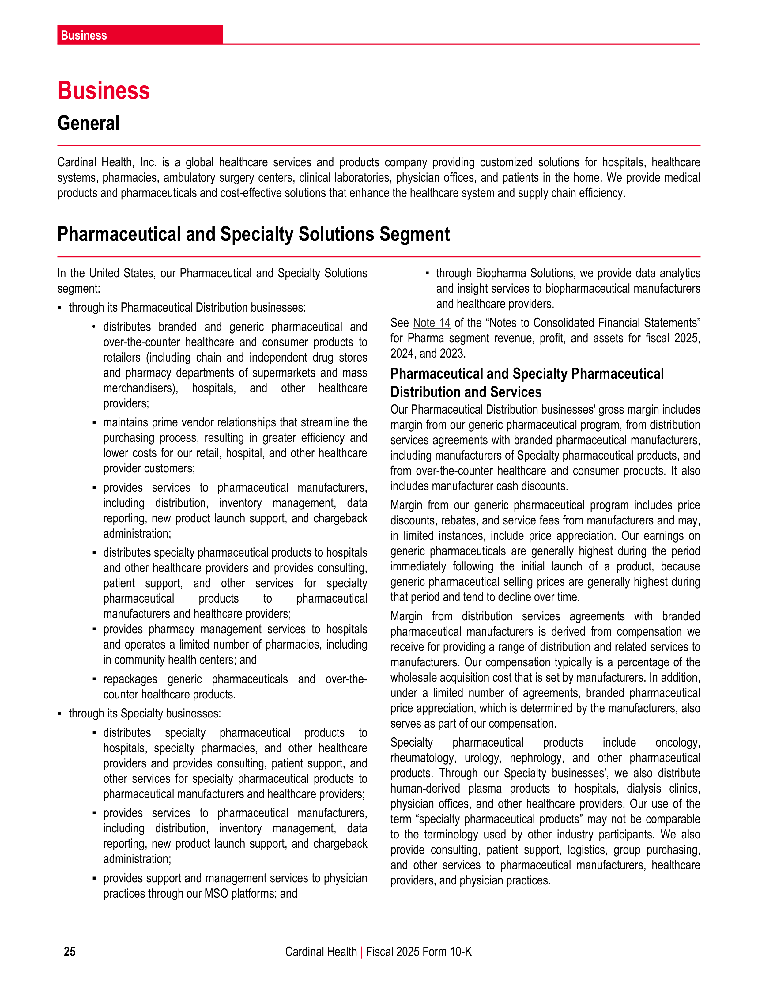Cardinal Health Annual Report — page 32