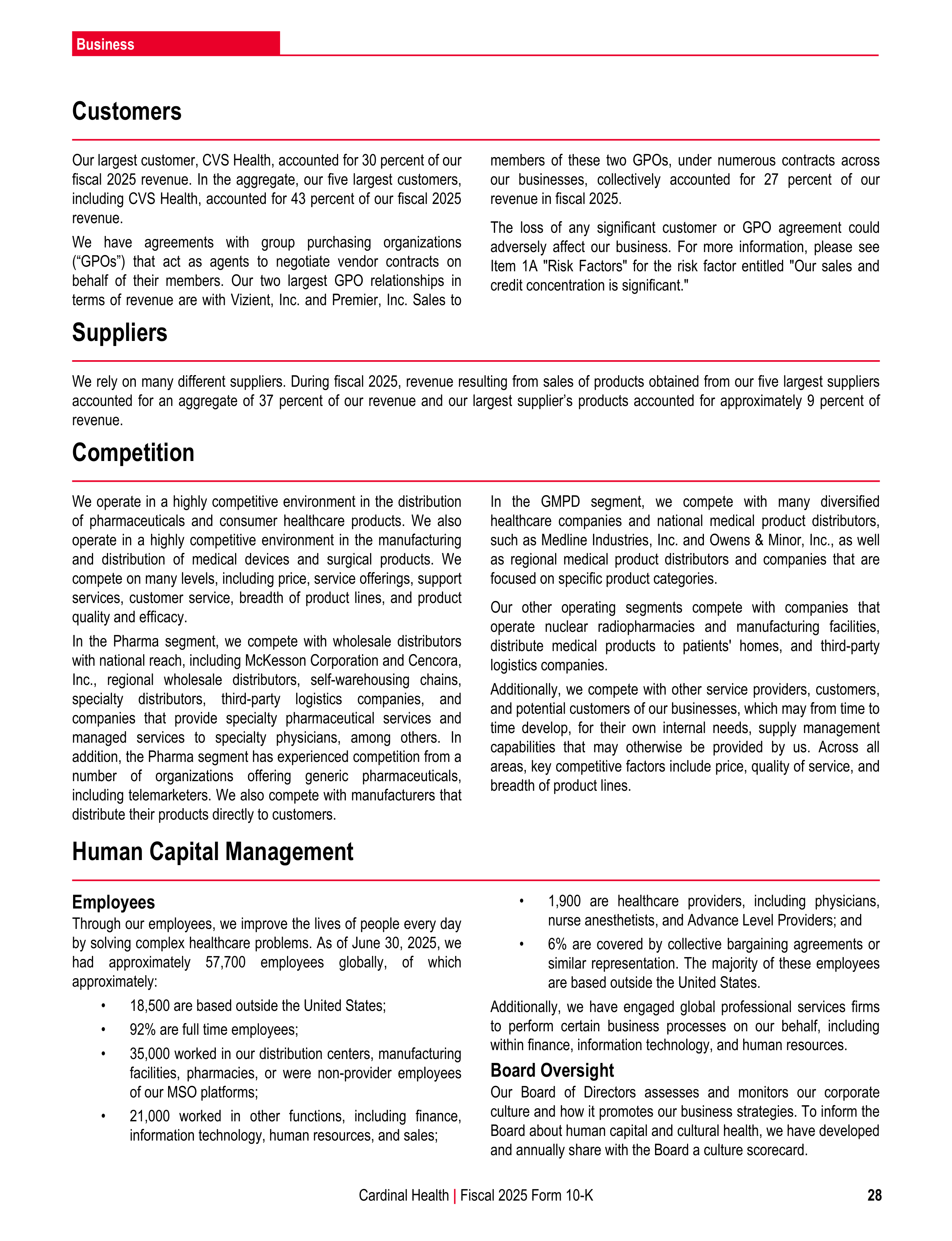 Cardinal Health Annual Report — page 35