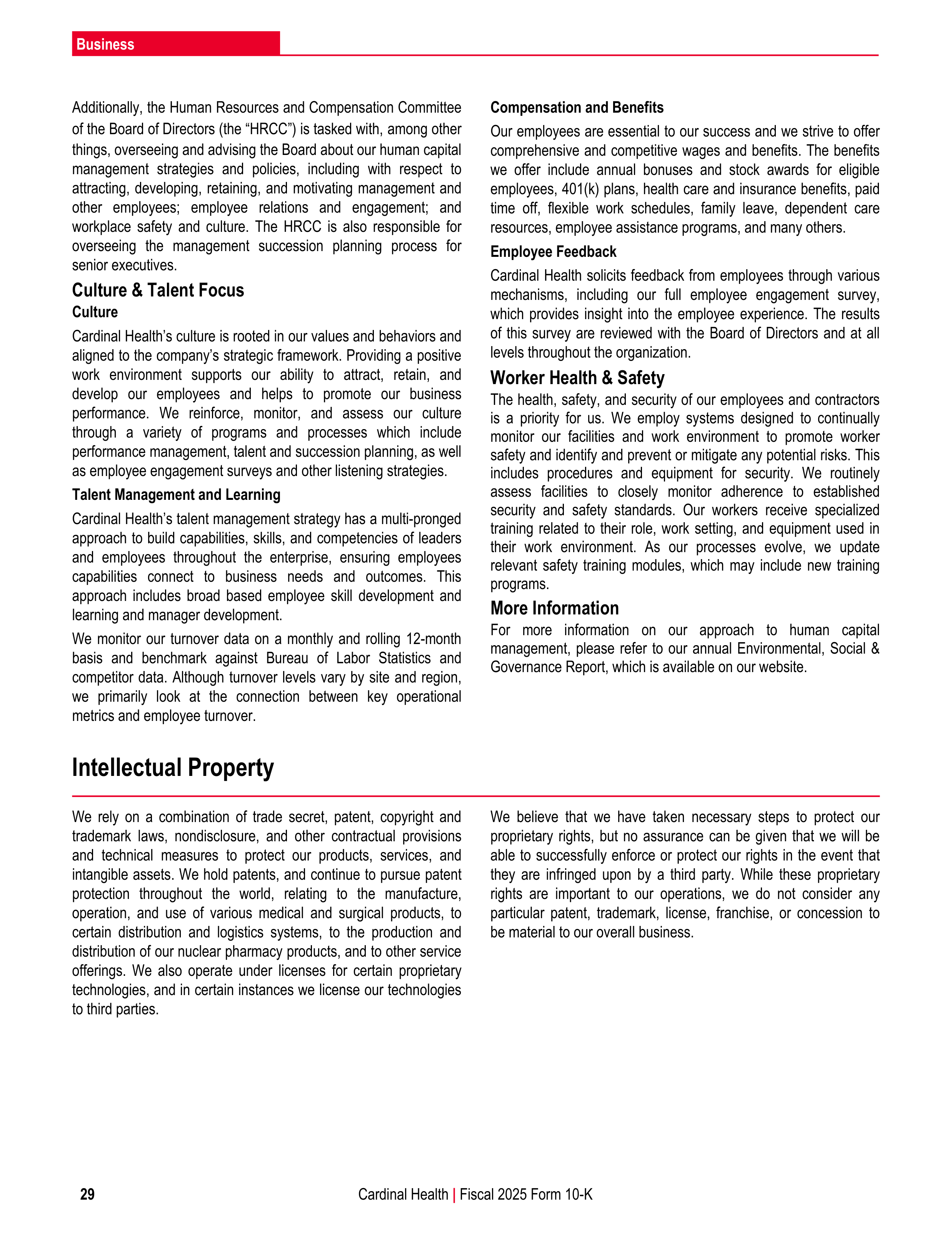 Cardinal Health Annual Report — page 36