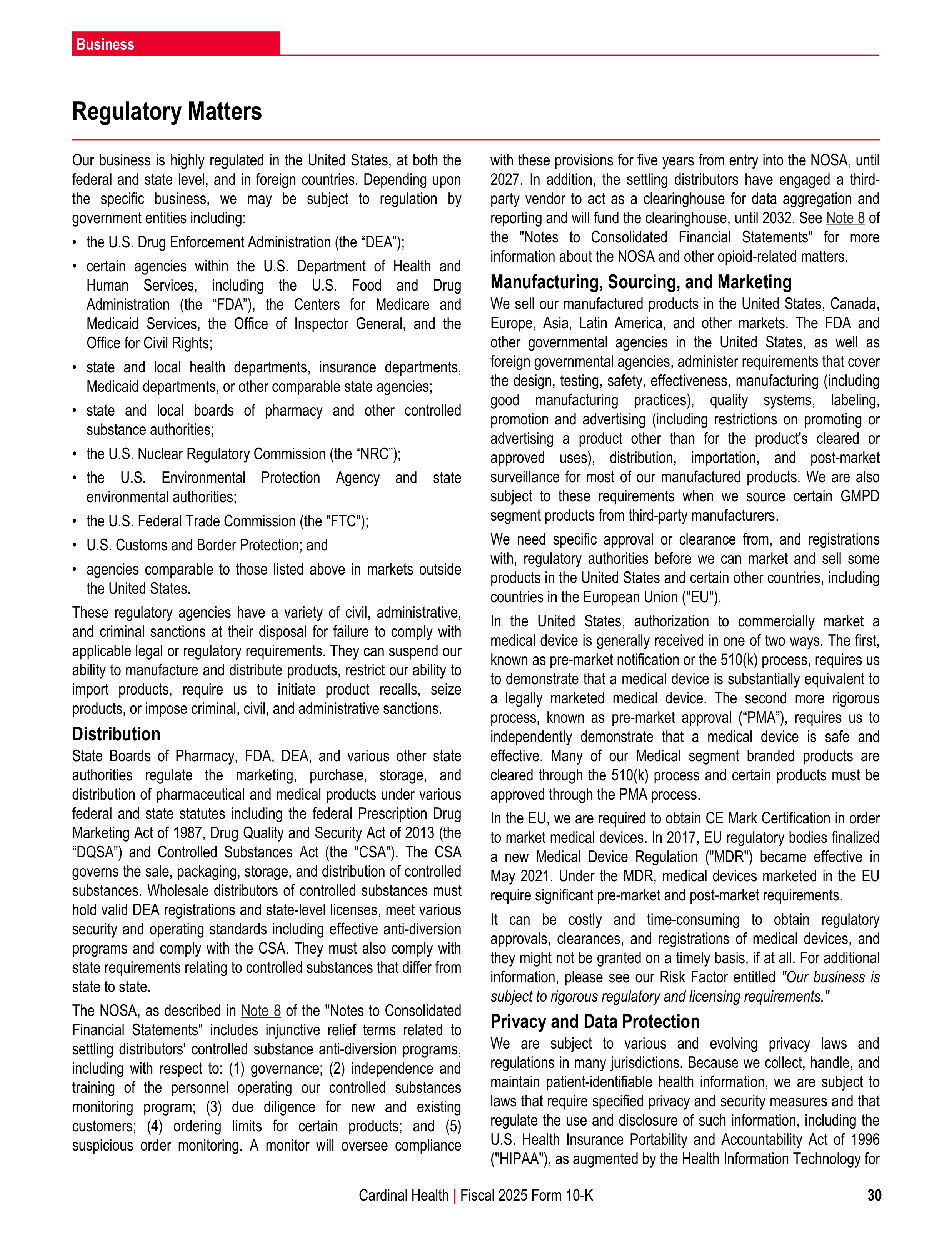 Cardinal Health Annual Report — page 37