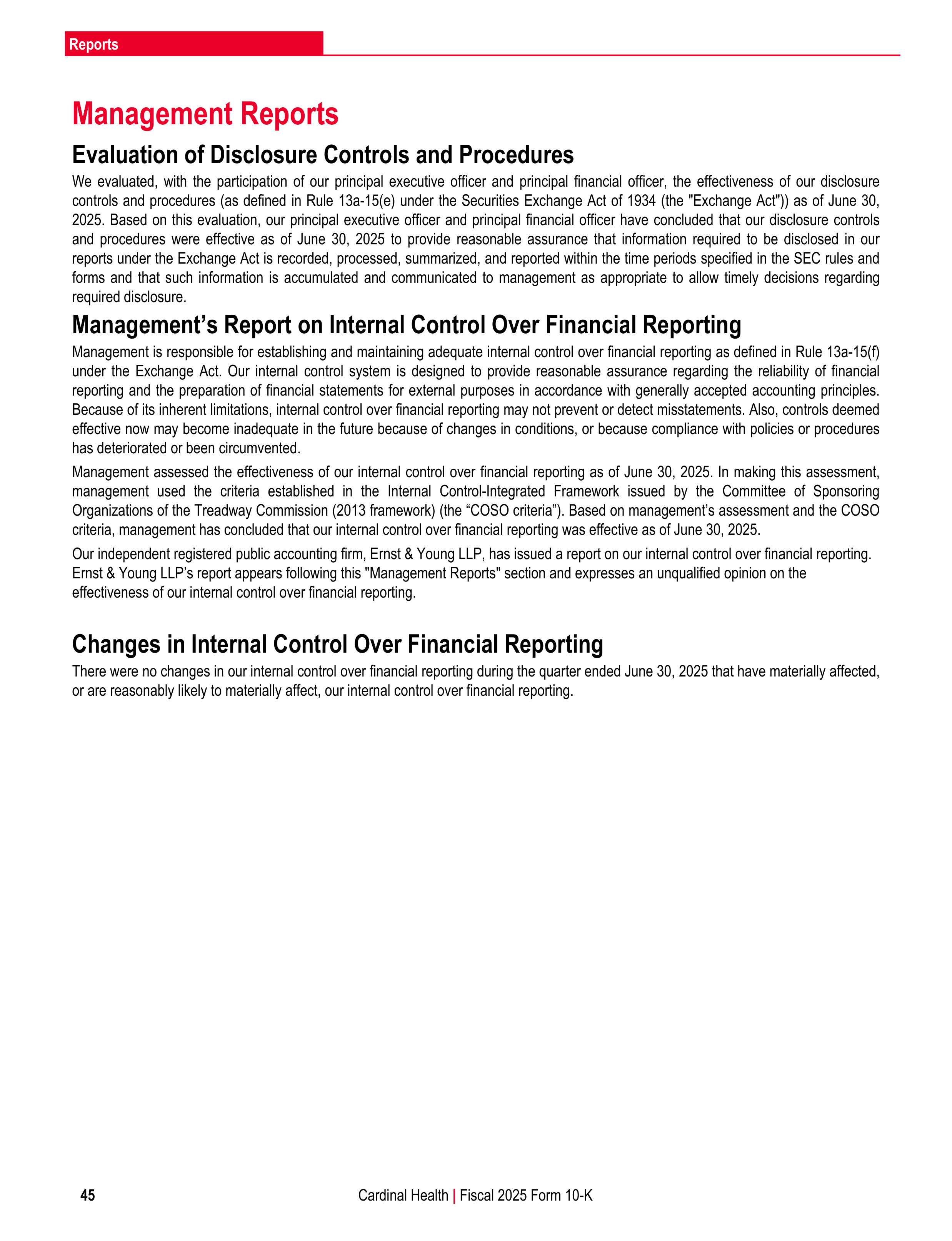 Cardinal Health Annual Report — page 52
