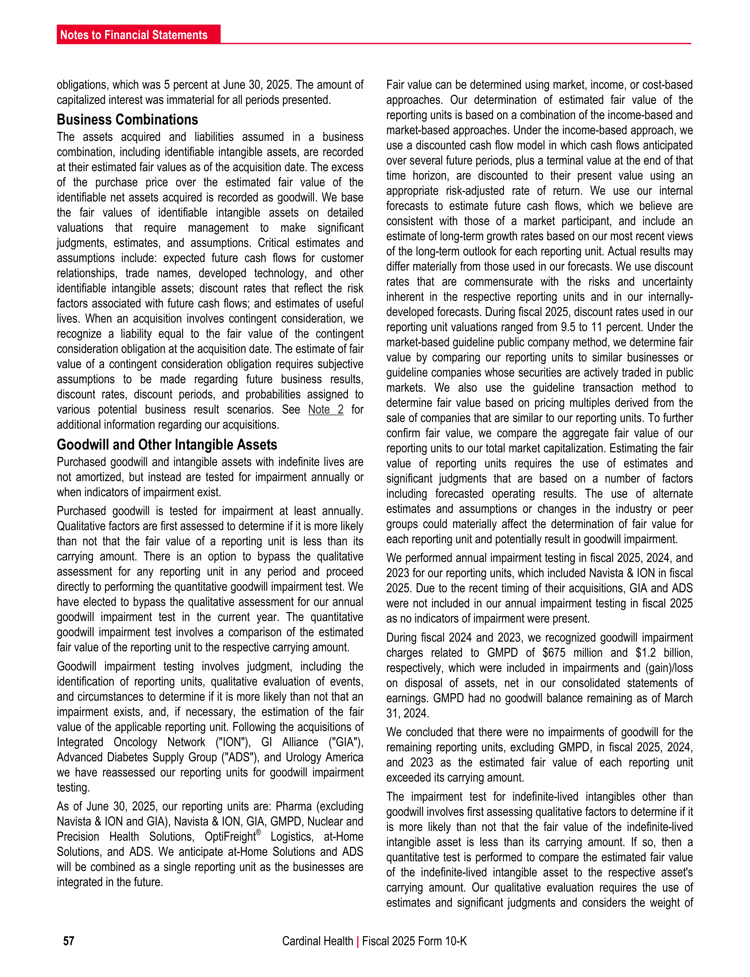 Cardinal Health Annual Report — page 64