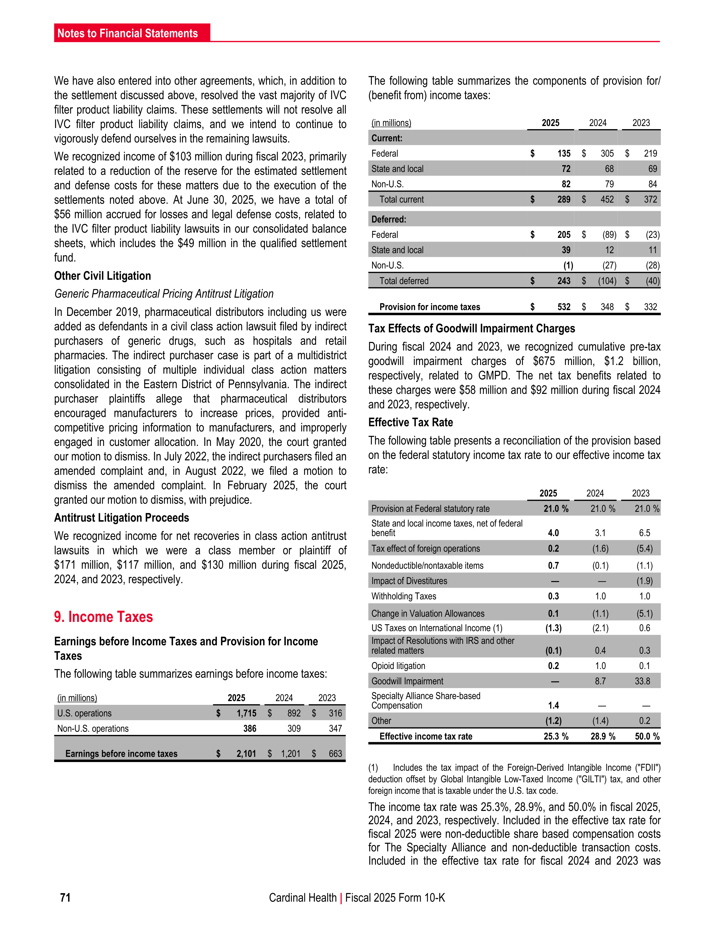 Cardinal Health Annual Report — page 78