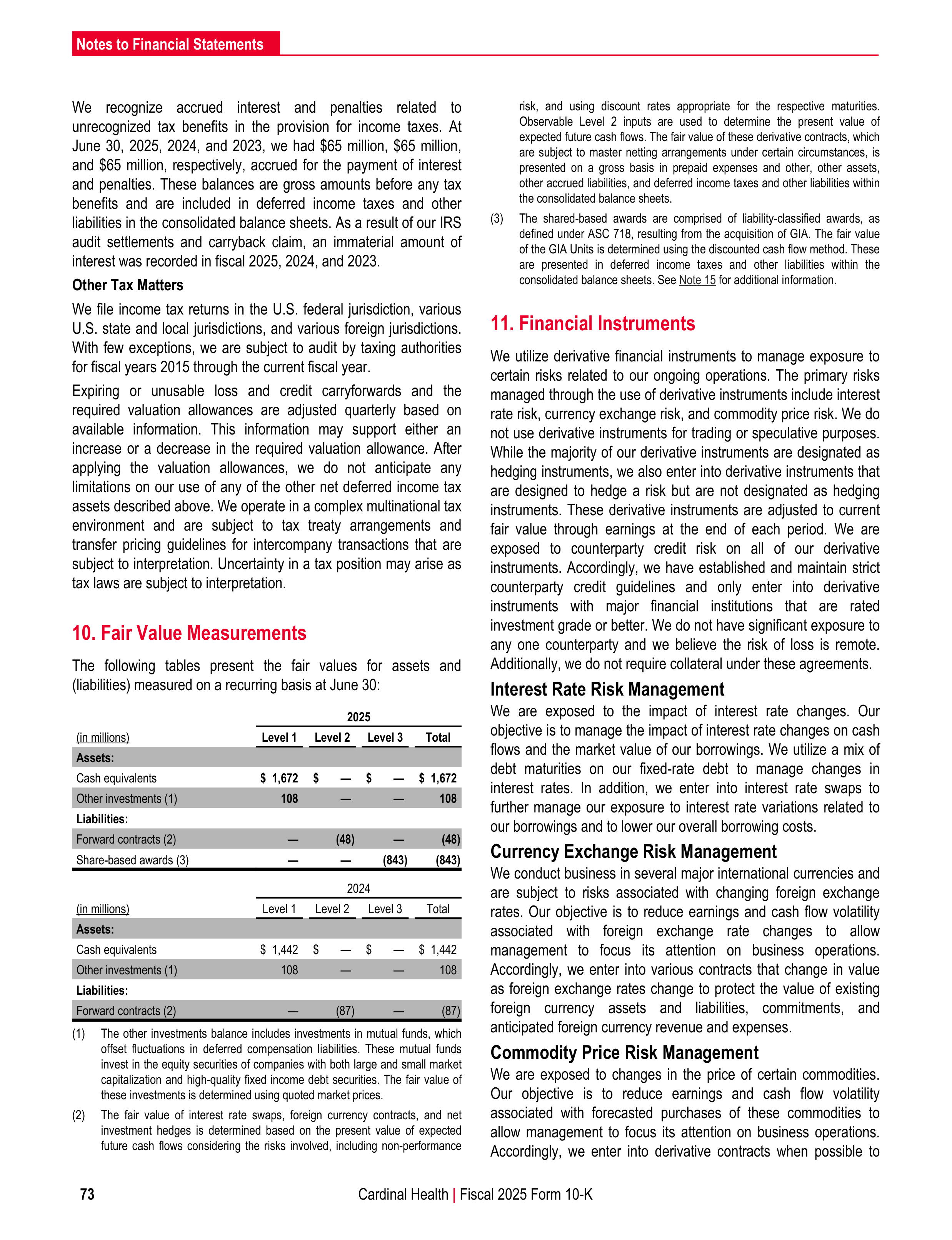Cardinal Health Annual Report — page 80