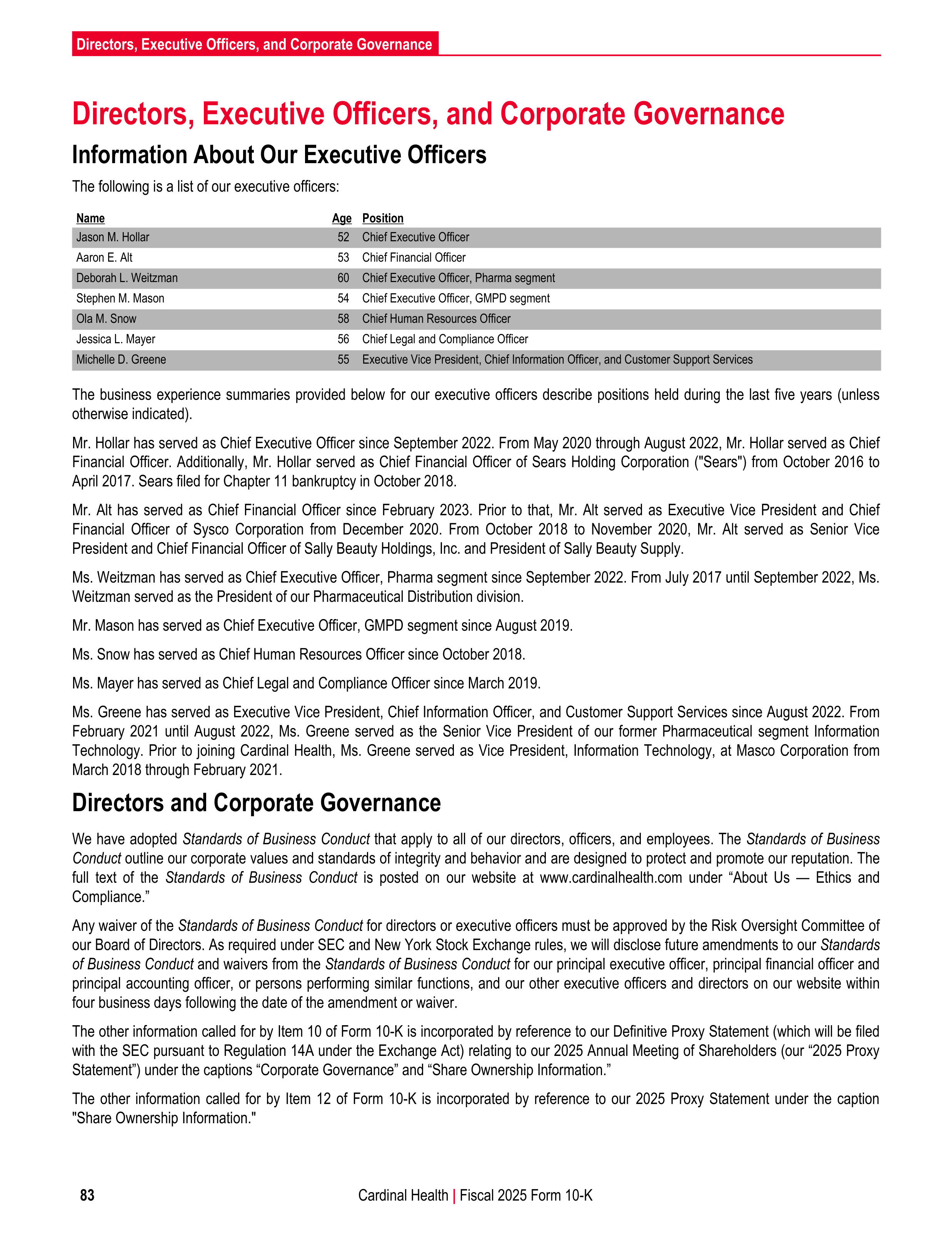 Cardinal Health Annual Report — page 90