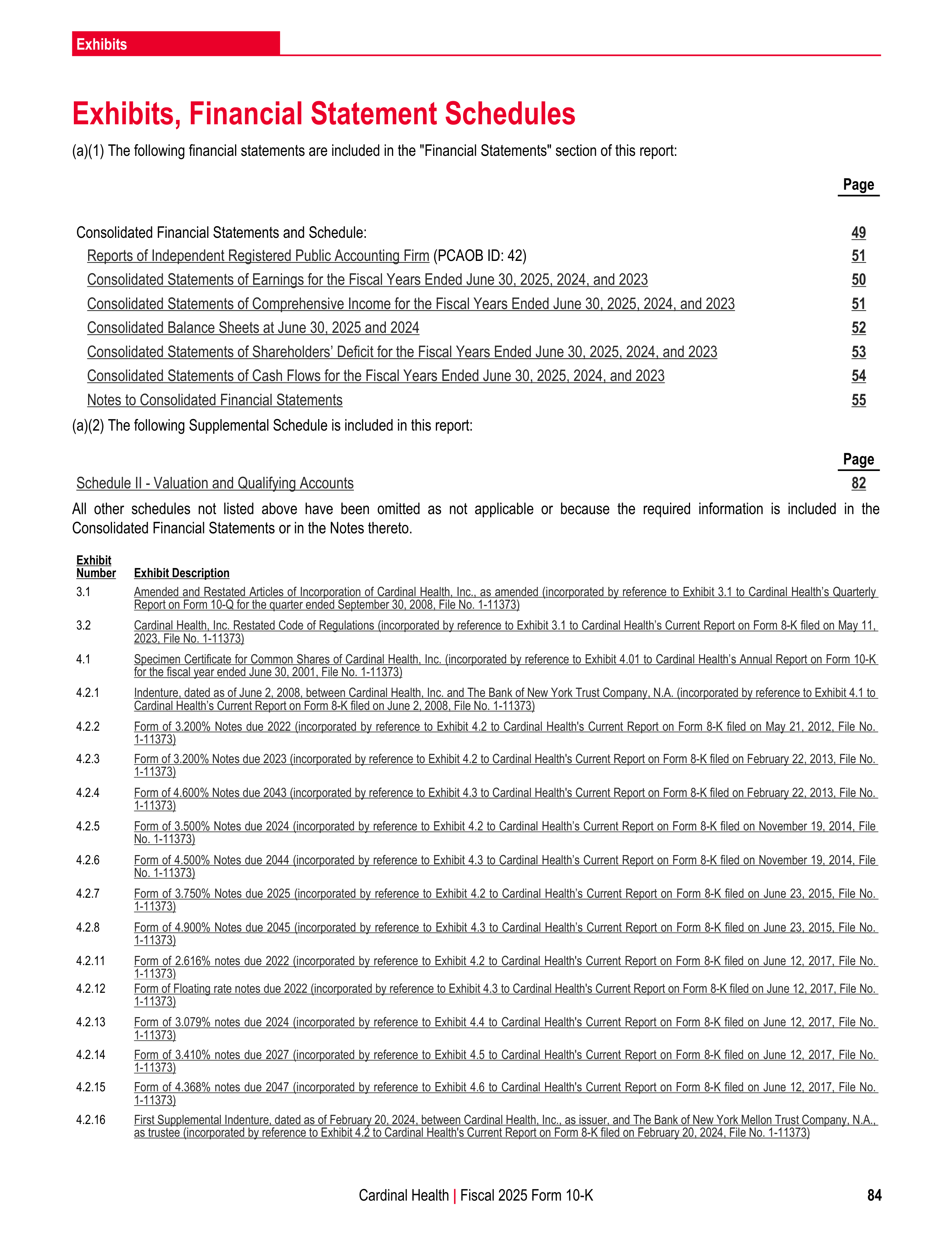 Cardinal Health Annual Report — page 91